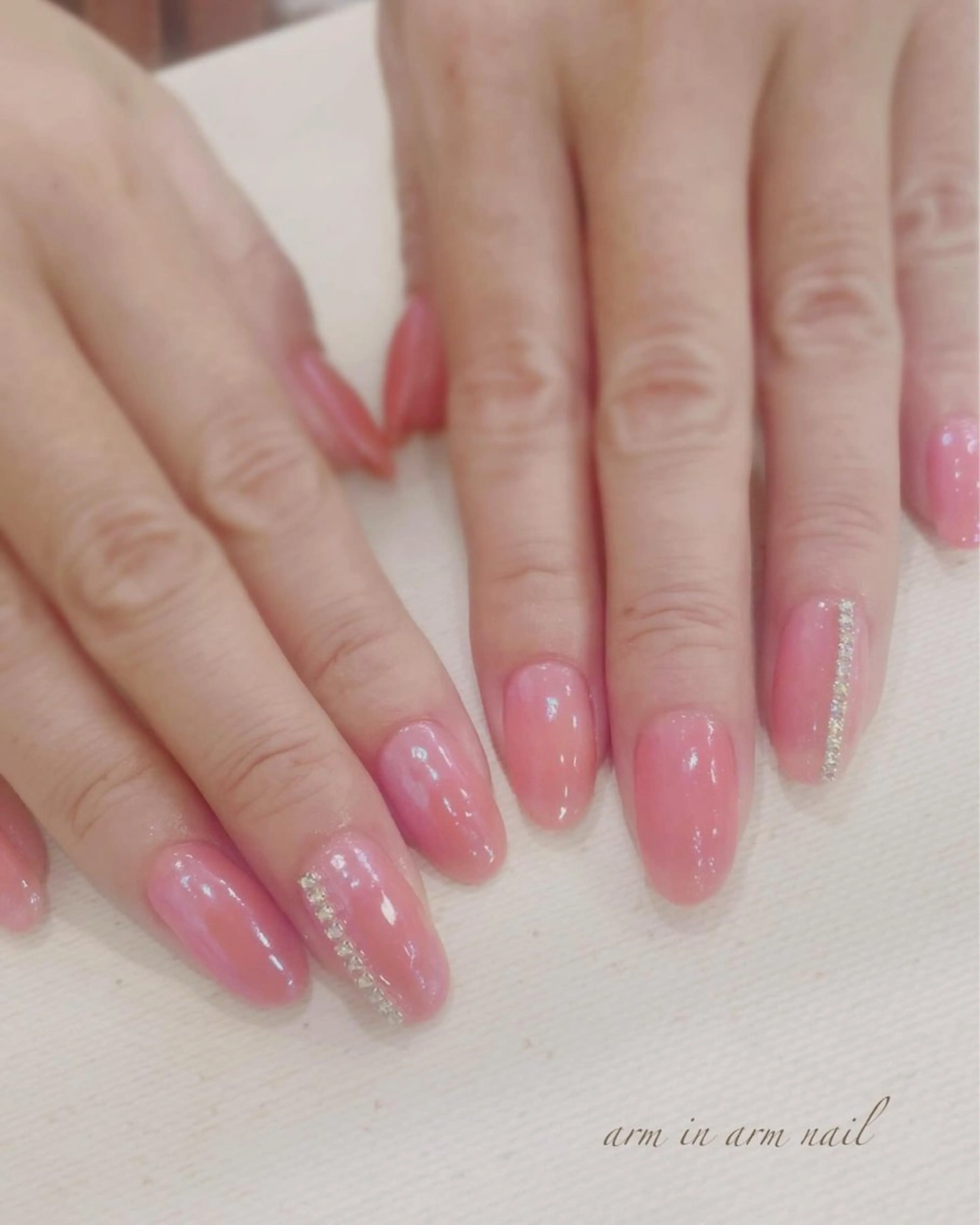 ネイル arm in arm ︎✿Yamamotoのマツエク・マツパデザイン