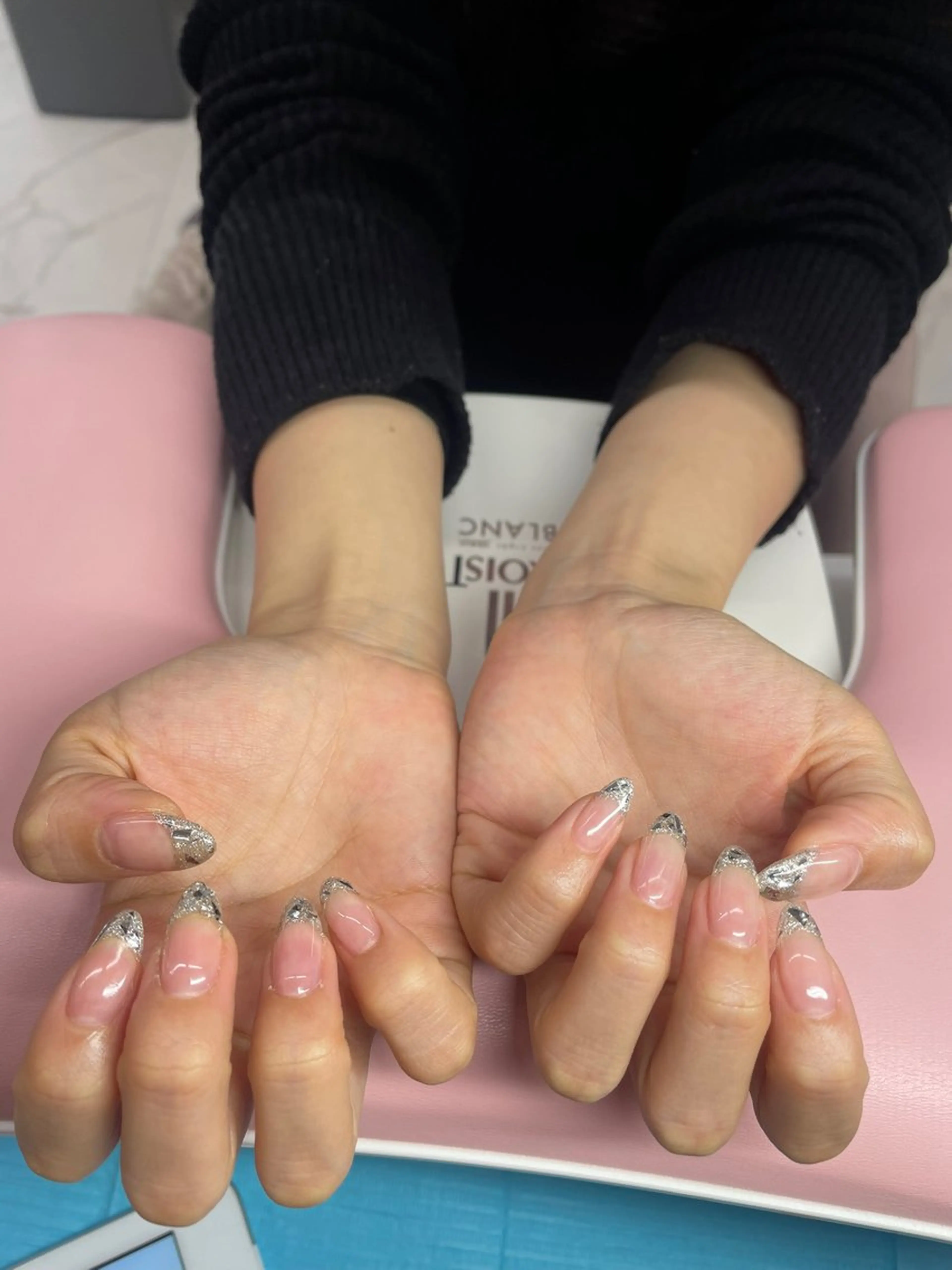 🩵オフ無料ガラスフレンチ🩵の写真