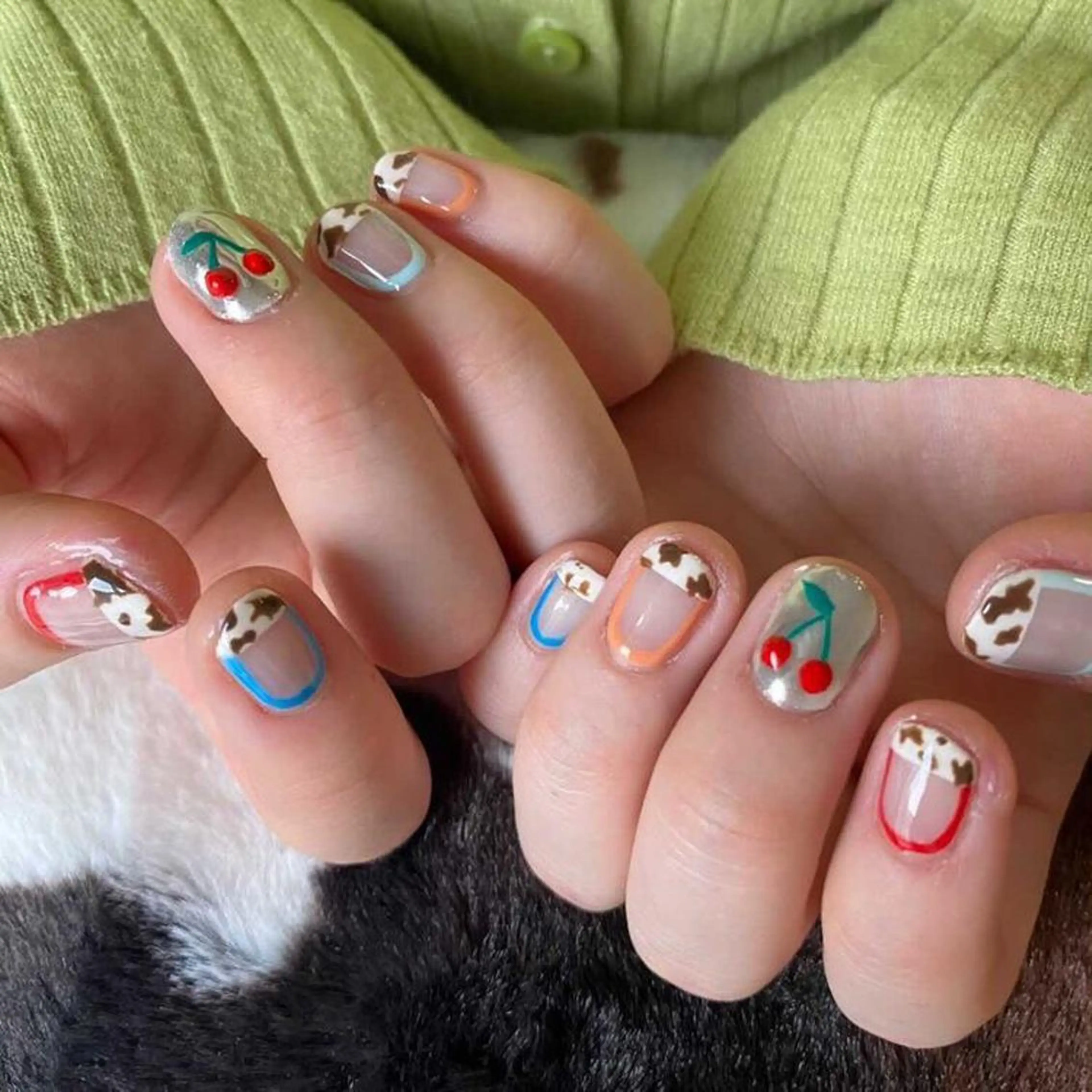 ネイル ボブ ブリーチ/miinaのヘアスタイル