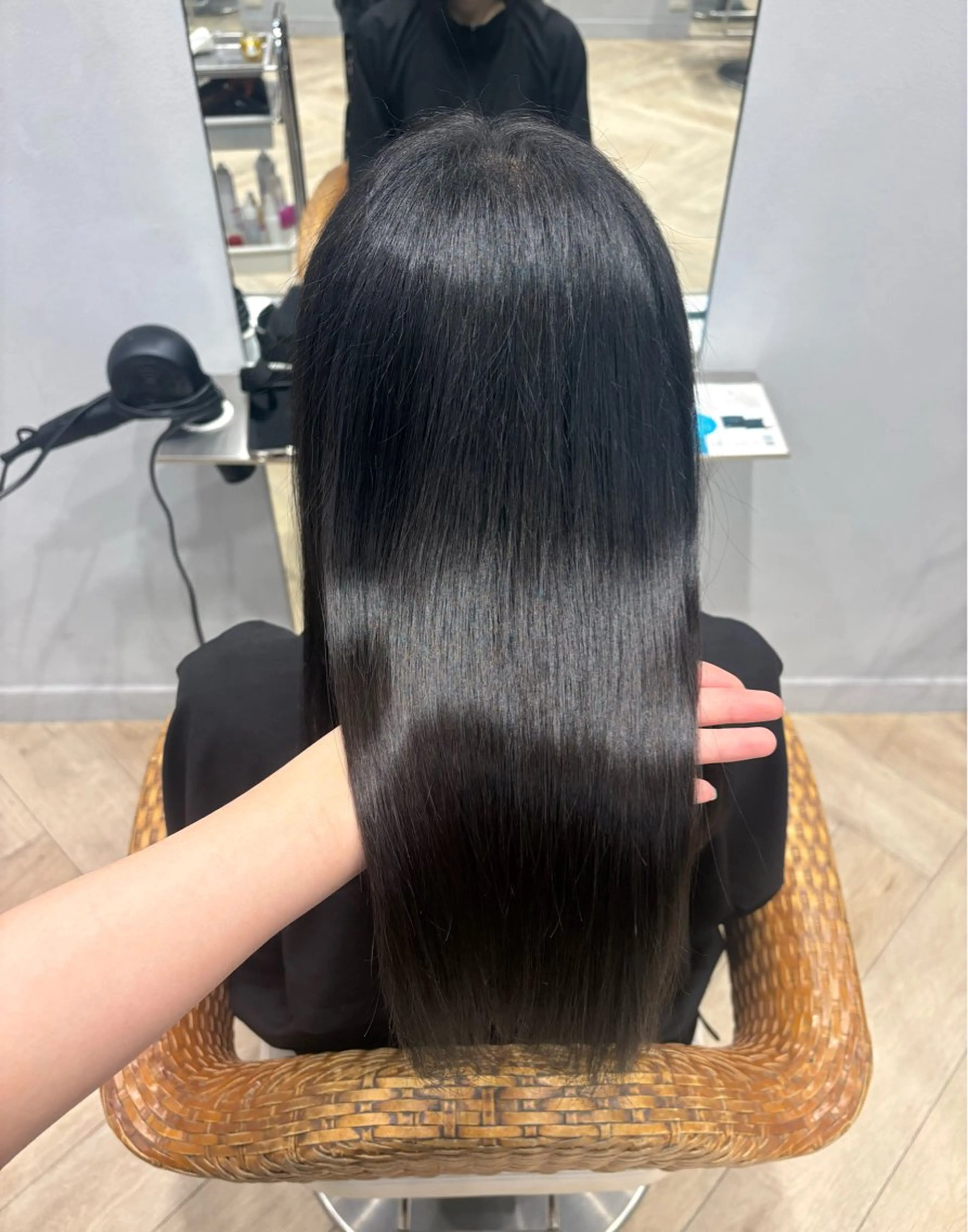 セミロング くせ毛 トリートメント トリートメント 水口 未唯菜のヘアスタイル