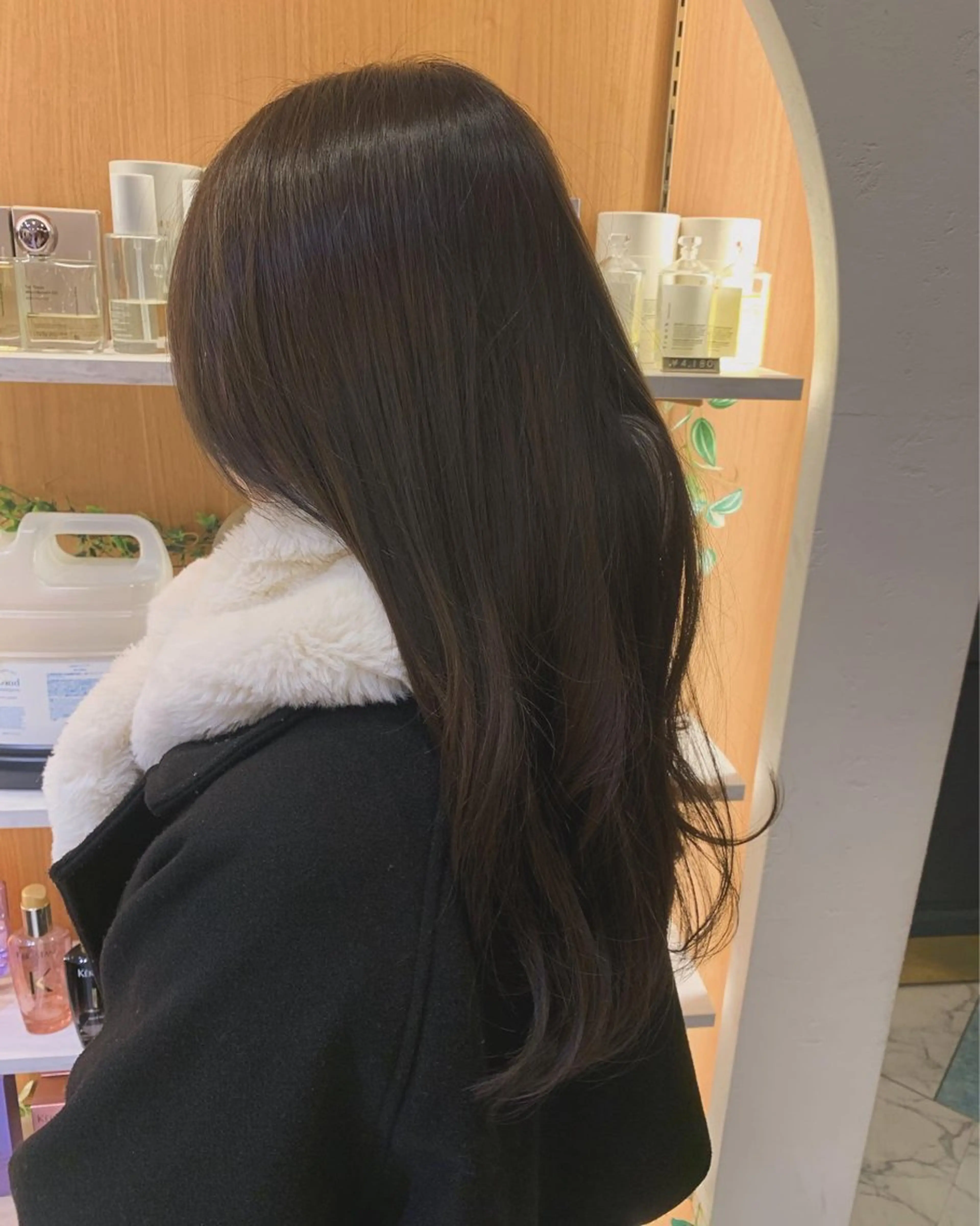 カラー ヘアカラー トリートメント オリーブカラー/みづ き/ボブパーマ🤍のヘアスタイル