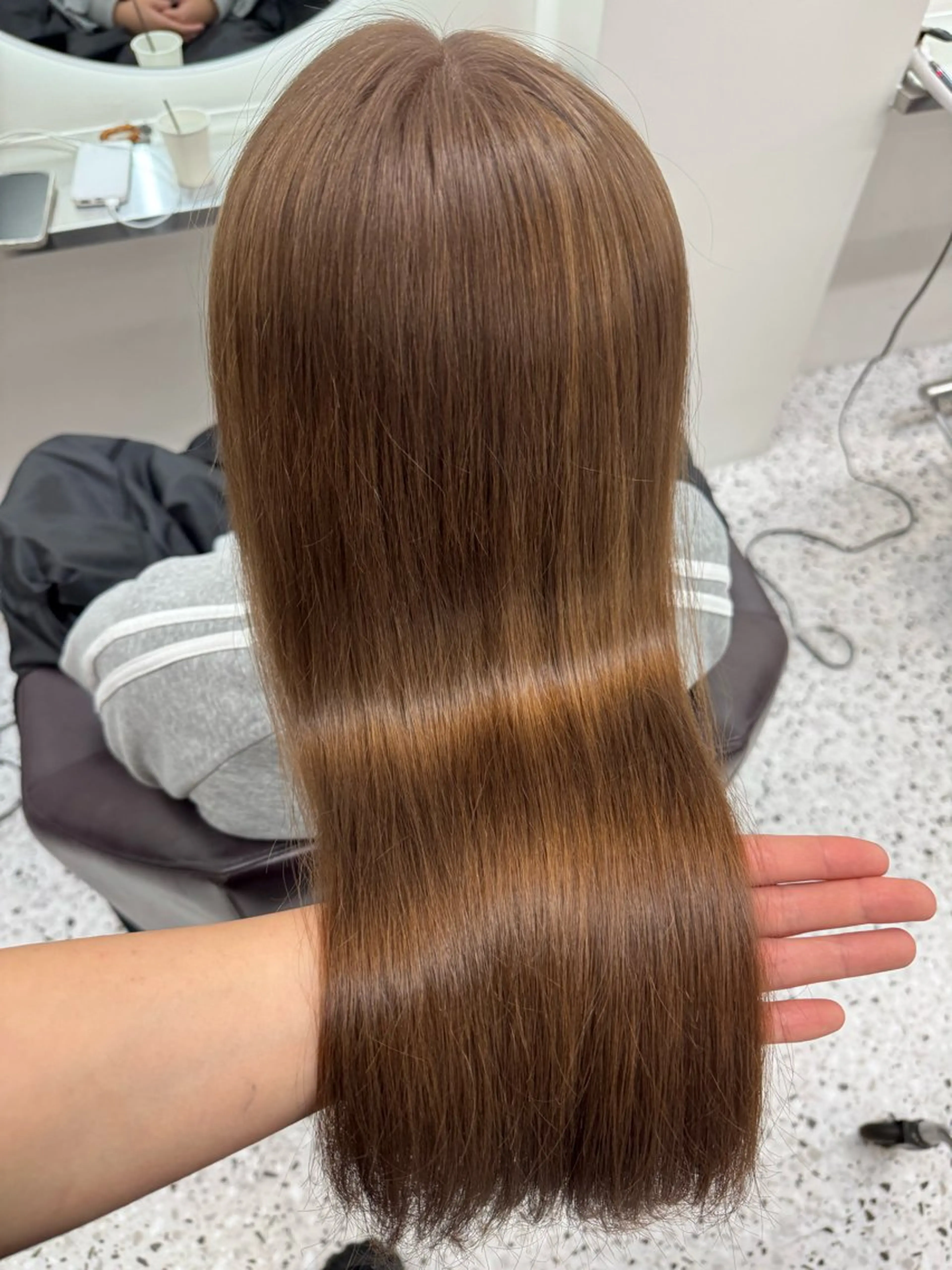 ロング カラー ベージュ透明感カラー 🫧AYUMI🫧のヘアスタイル