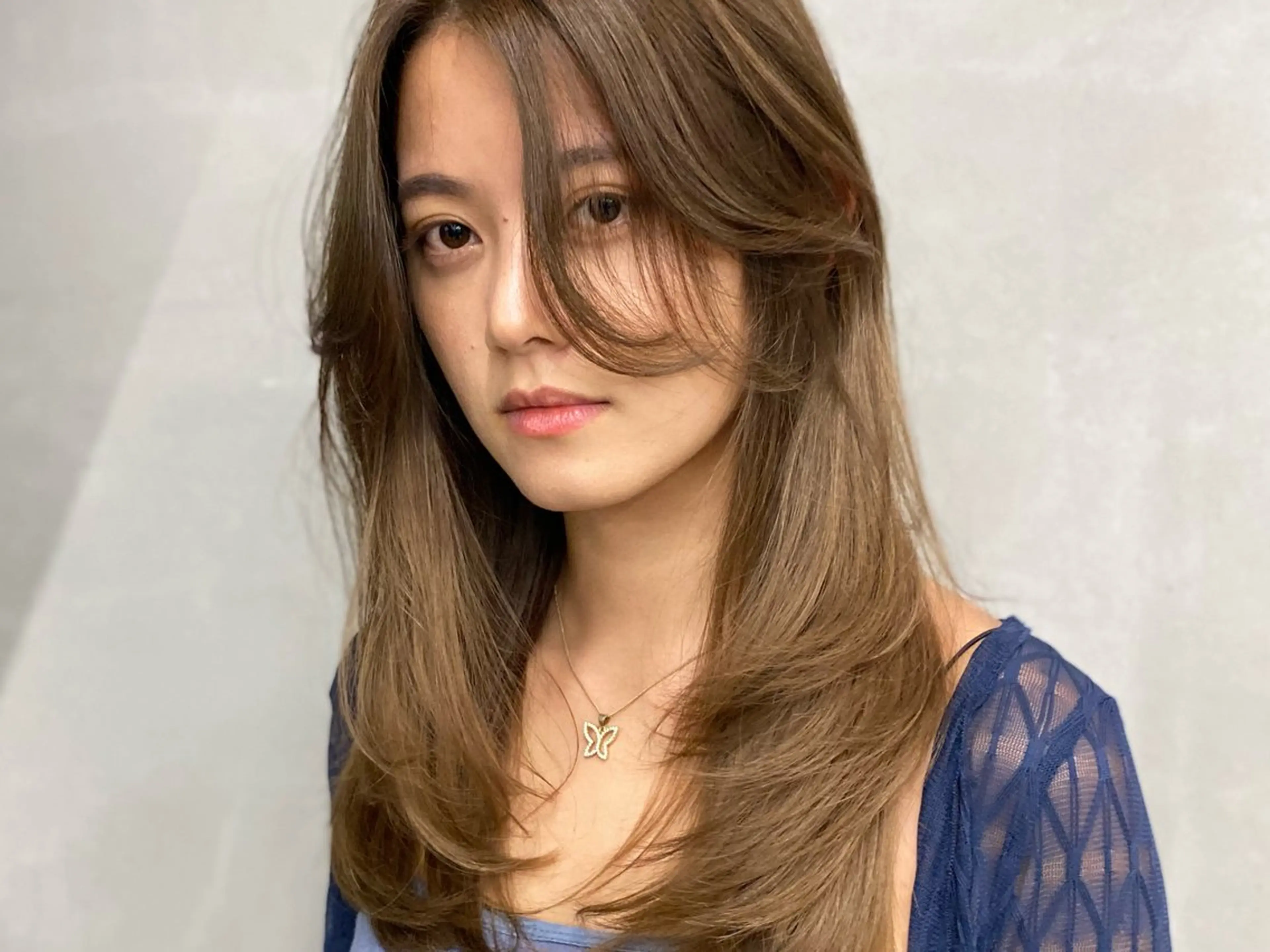 ロング カラー カット ヘアカラー トリートメント レイヤー/柔色 カラー/SAkiのヘアスタイル