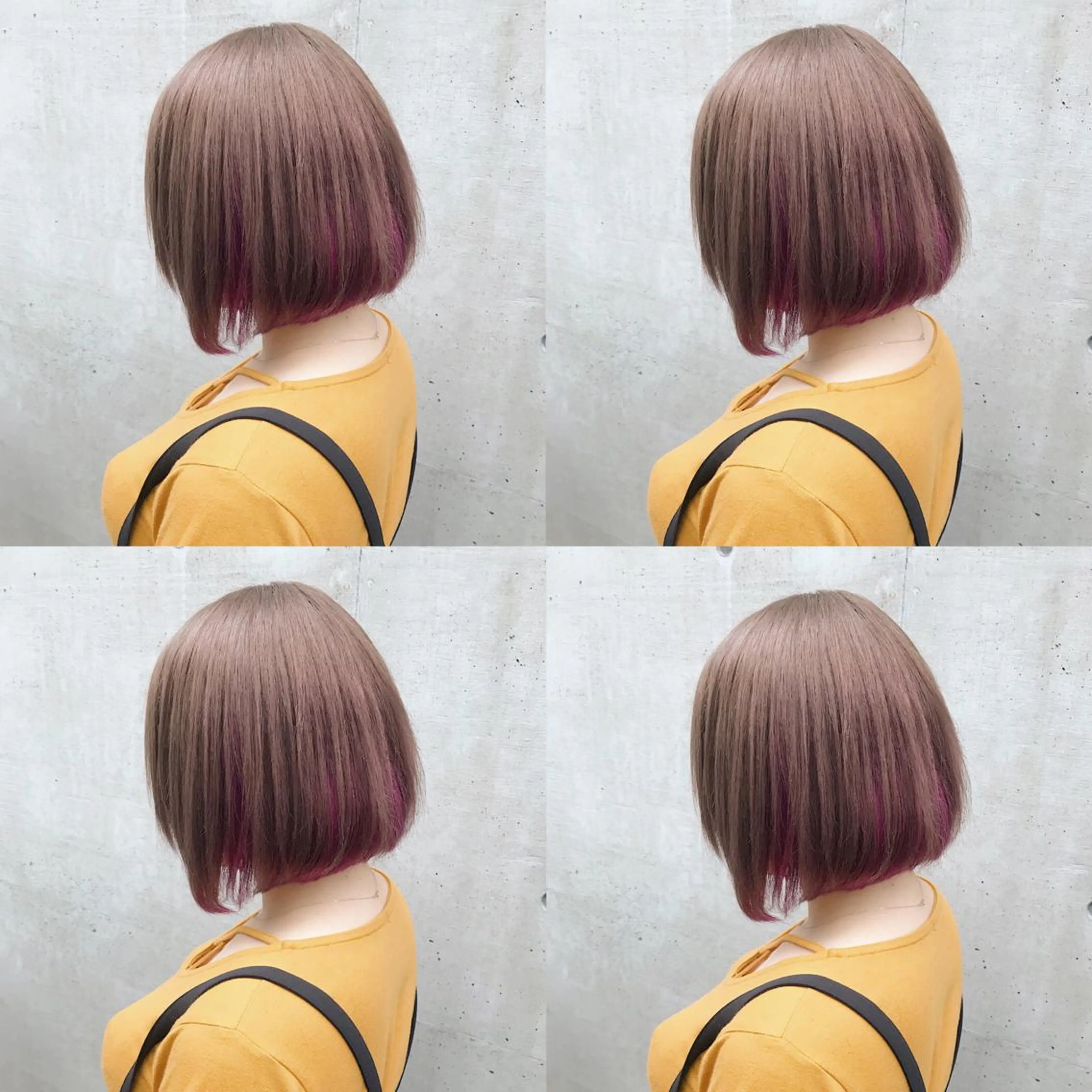 ショート カラー ヘアアレンジ ヘアカラー トリートメント TAKUMAブリーチ /切りっぱなし🪽のヘアスタイル