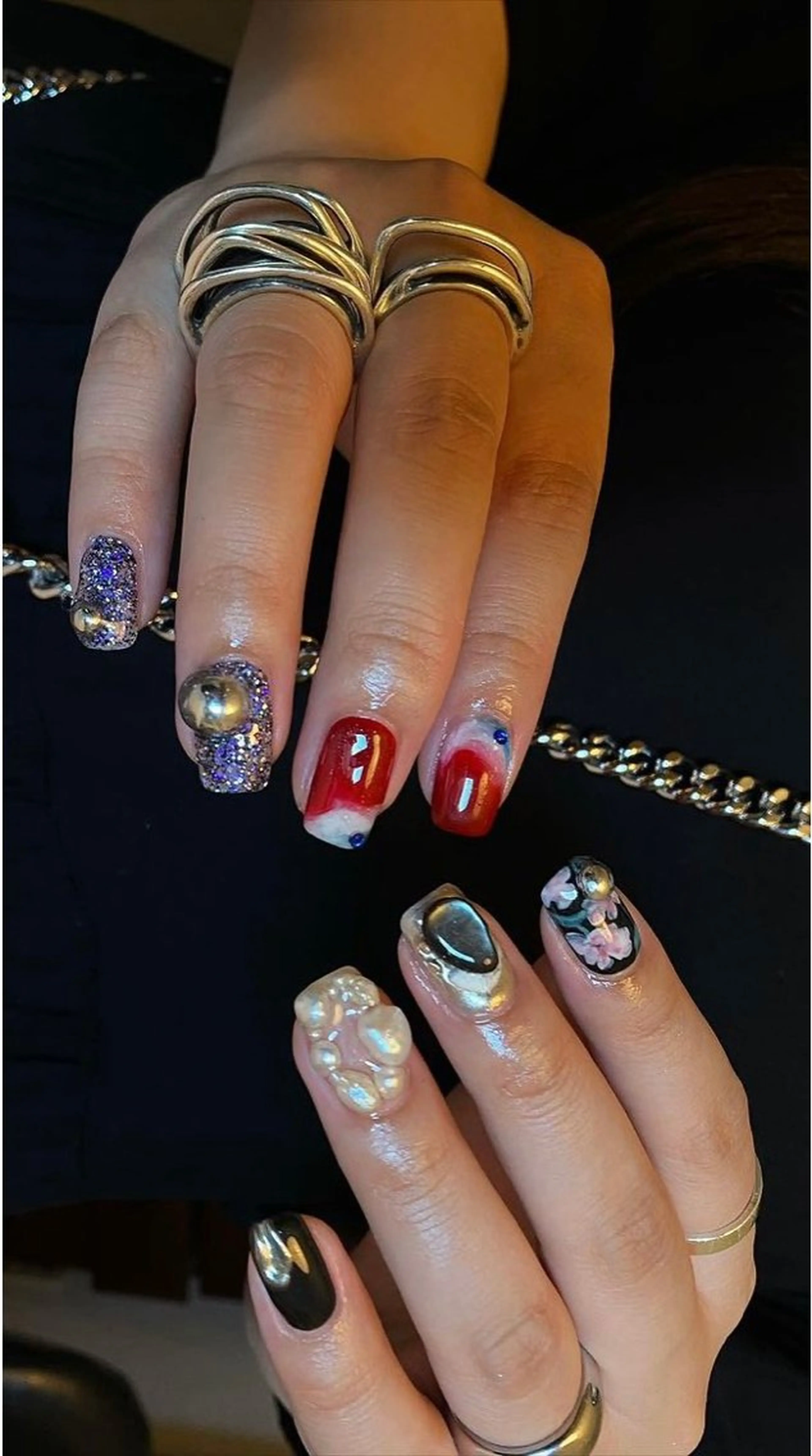 パーマ óæk nailのネイルデザイン