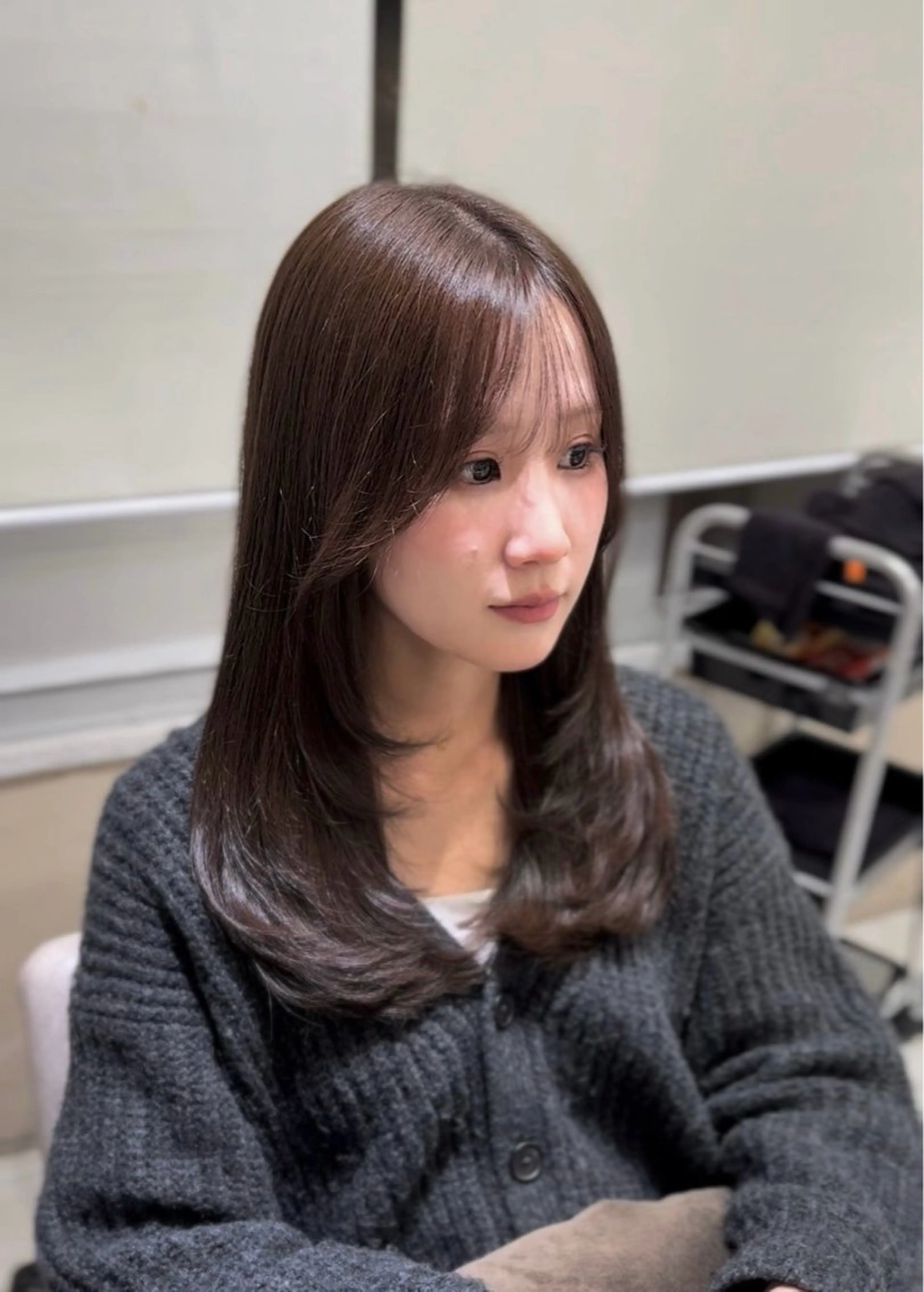 【🇰🇷韓国🇰🇷】レイヤーカット+カラーの写真