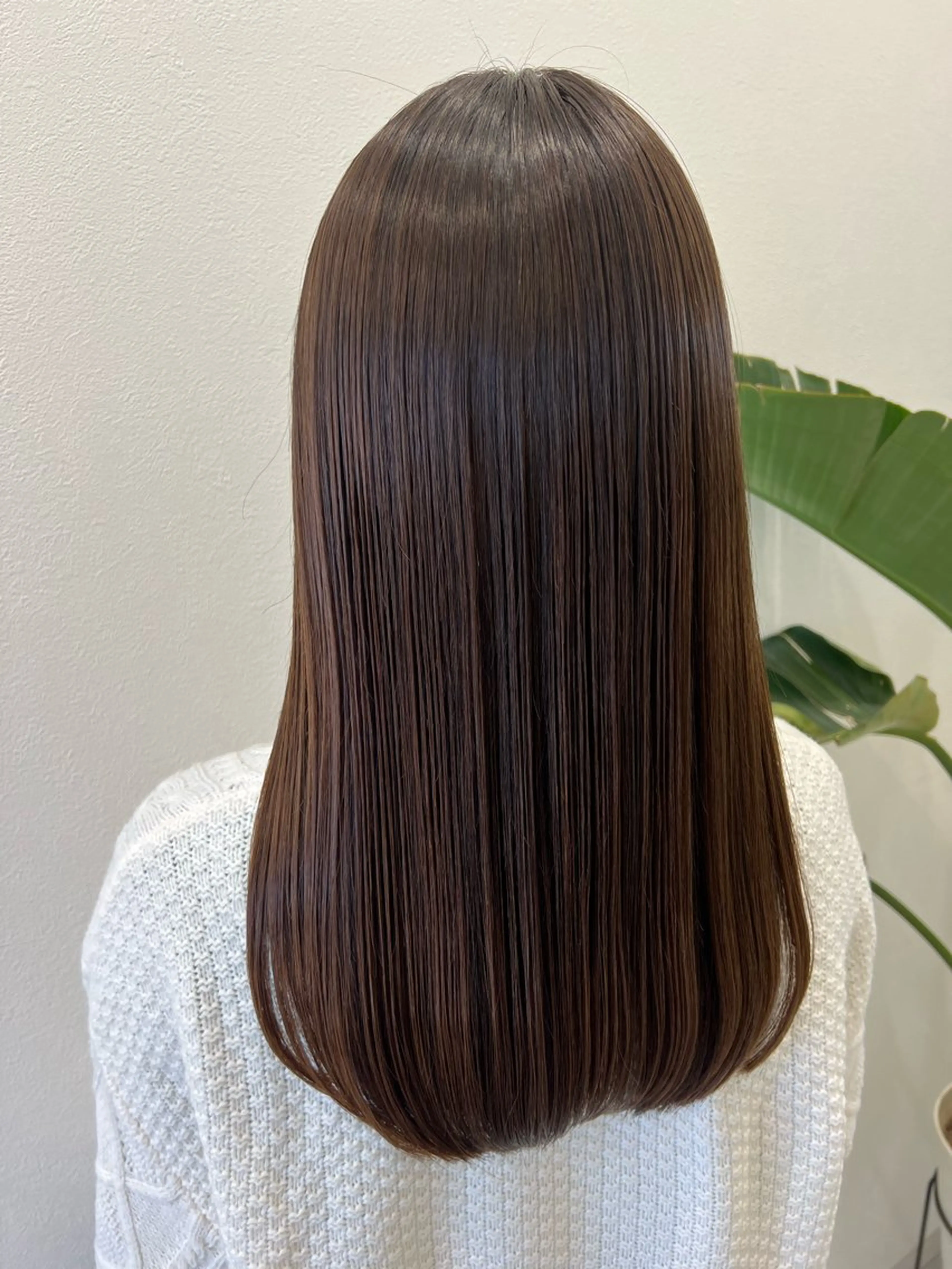 セミロング パーマ mama美容師 たかはし みくのヘアスタイル