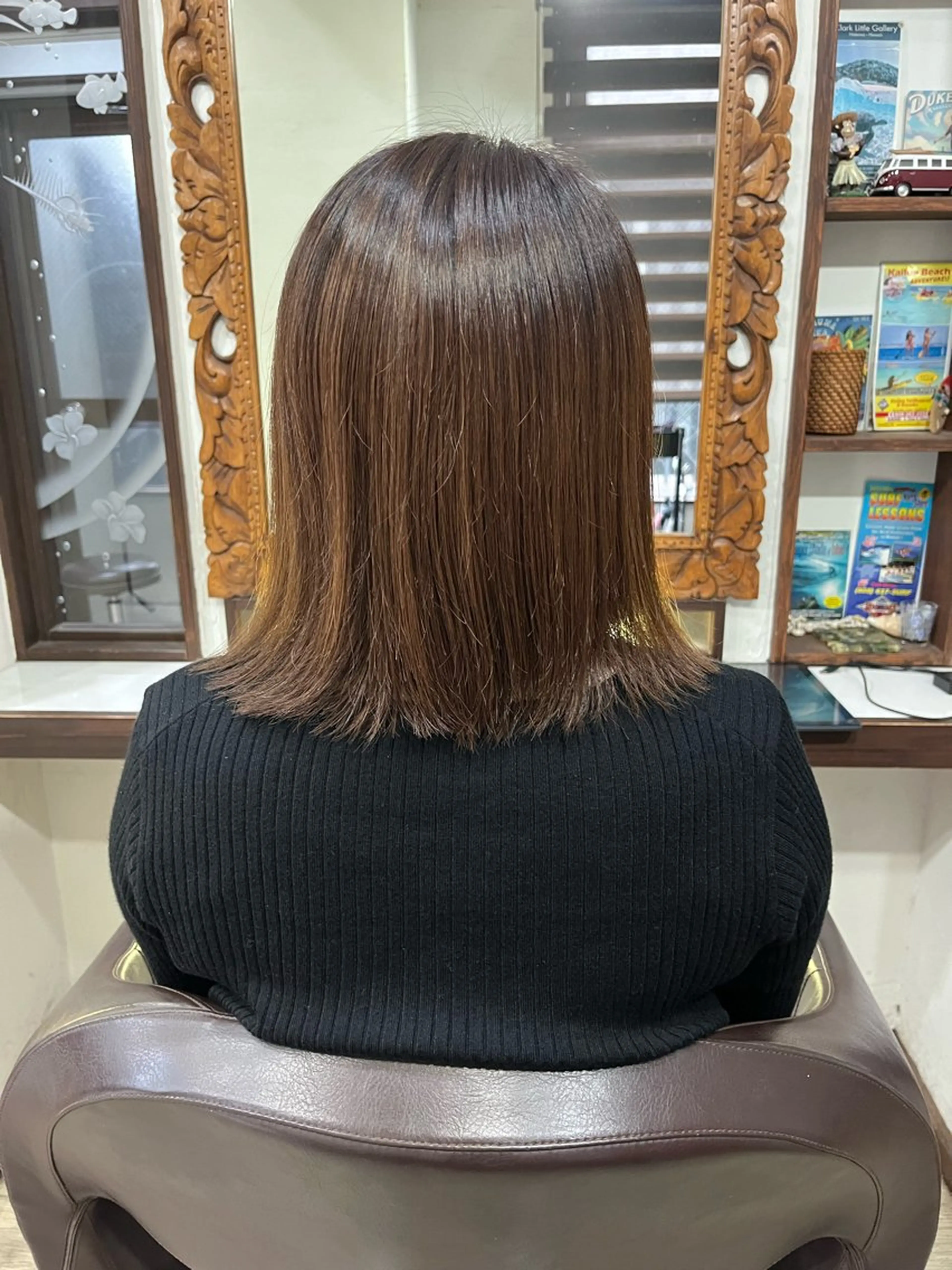 セミロング ボブ 外ハネヘア hair design kahuna 弘明寺店所属・ニッタ ダイキのその他イメージ