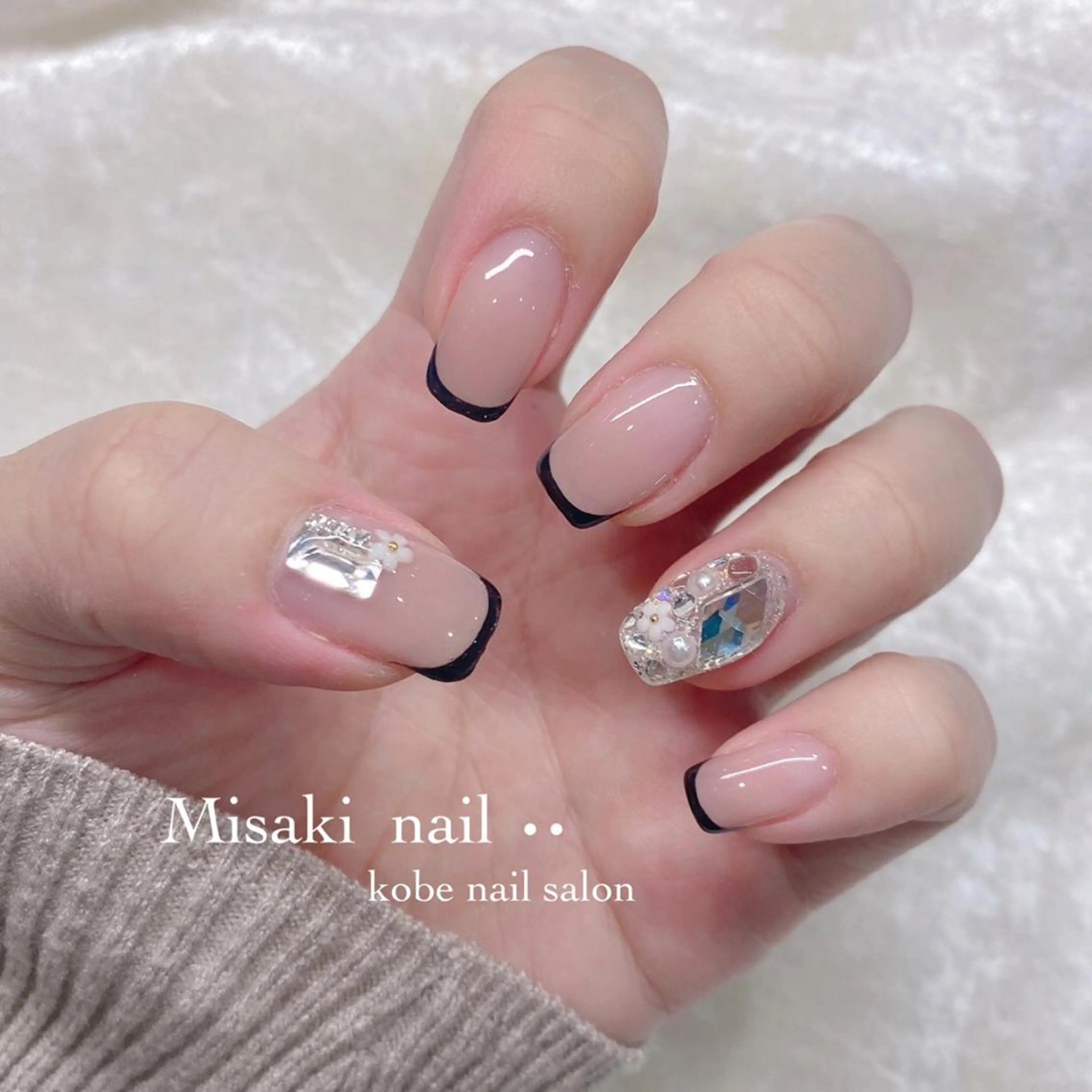 ネイル 韓国ネイル ワンホンネイル ハンドネイル nailsalon miinailsのネイルデザイン