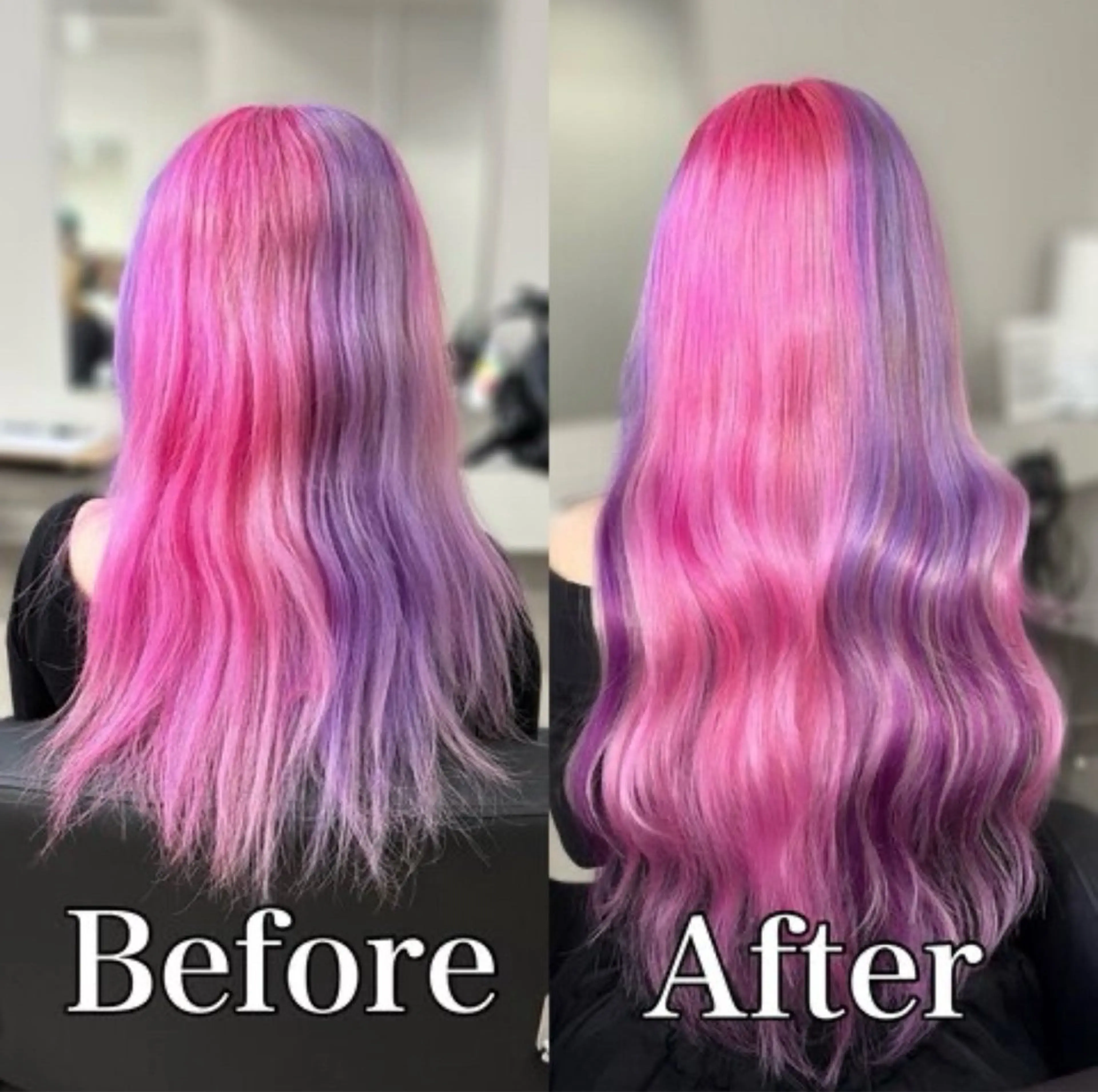 セミロング エクステ エクステ＆カラー Fav心斎橋店のヘアスタイル