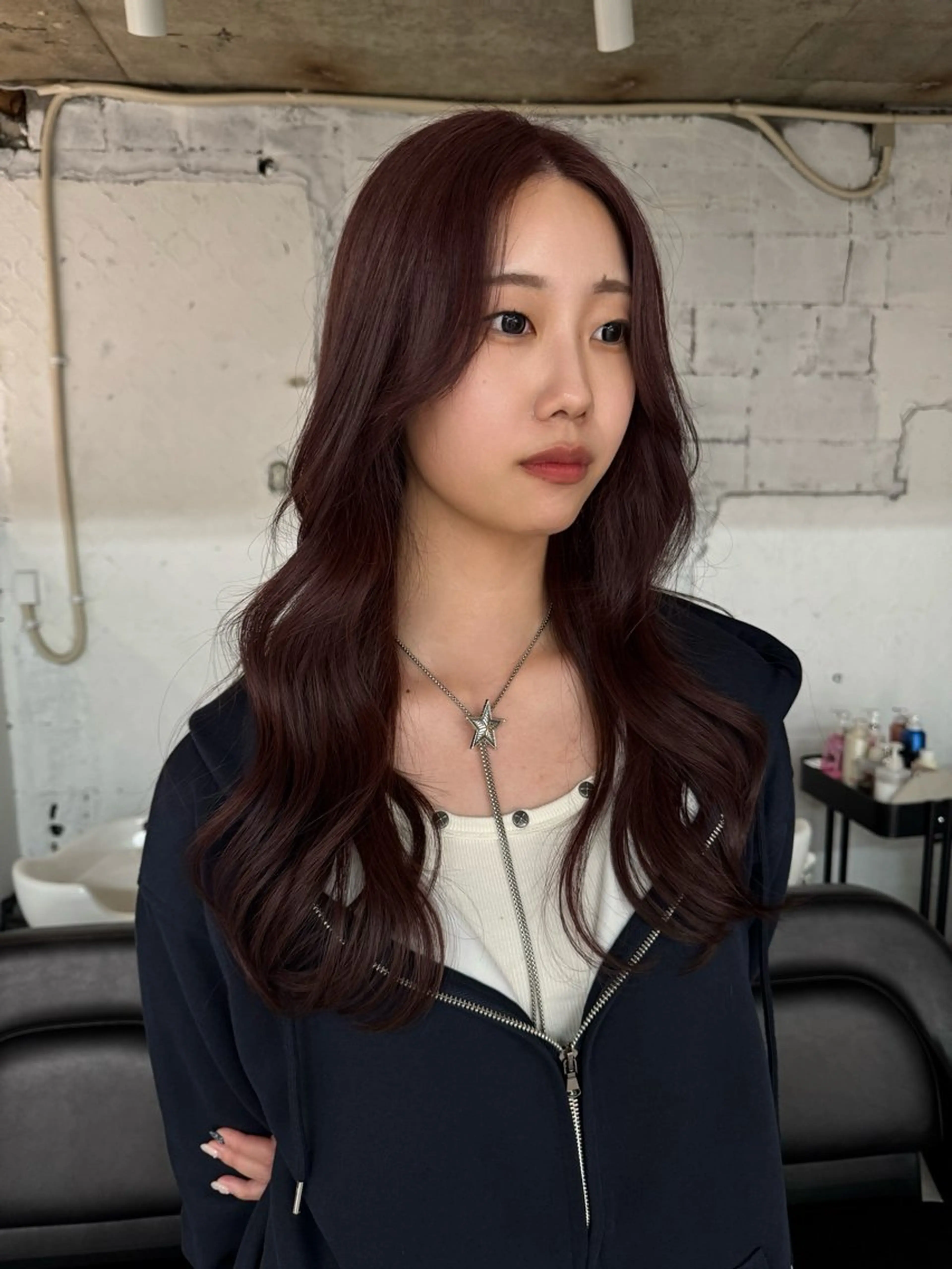 ミディアム ヘアカラー 🪐hikari /似合わせカットのヘアスタイル