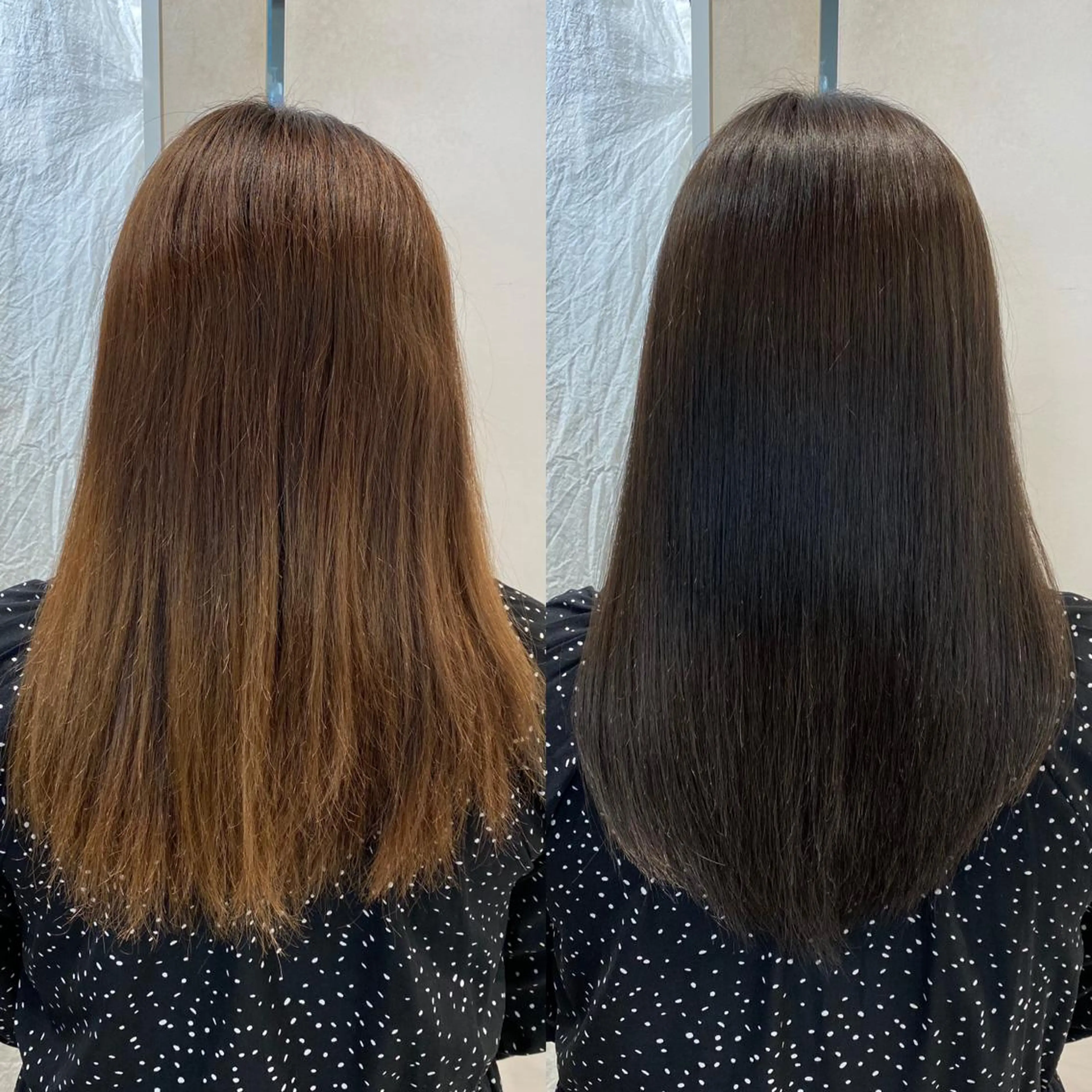 ロング パーマ 顔まわりカット🌟 くびれヘア/寺門遥輝のヘアスタイル