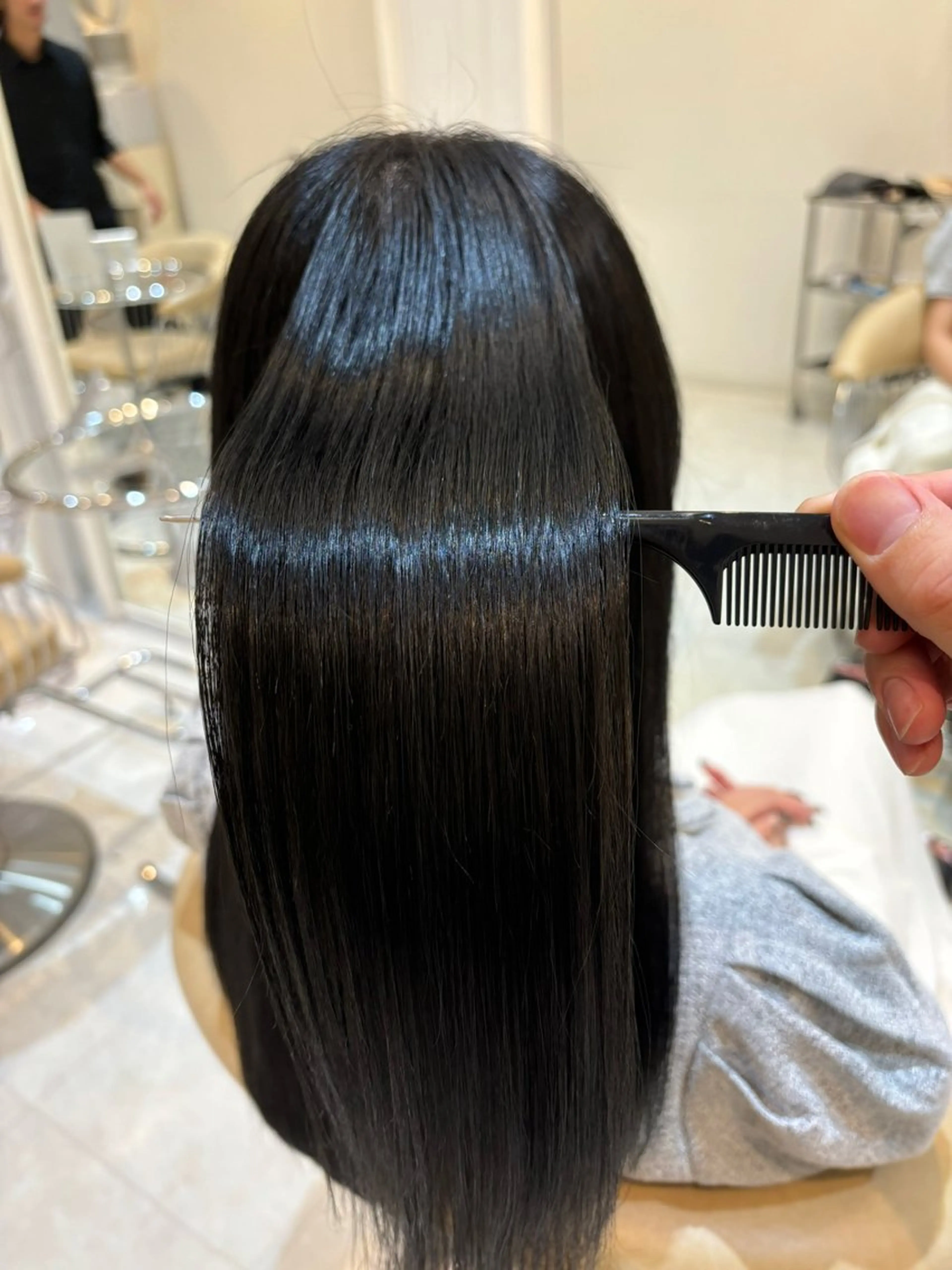 ミディアム 縮毛矯正 トリートメント Watai 山下直哉のヘアスタイル