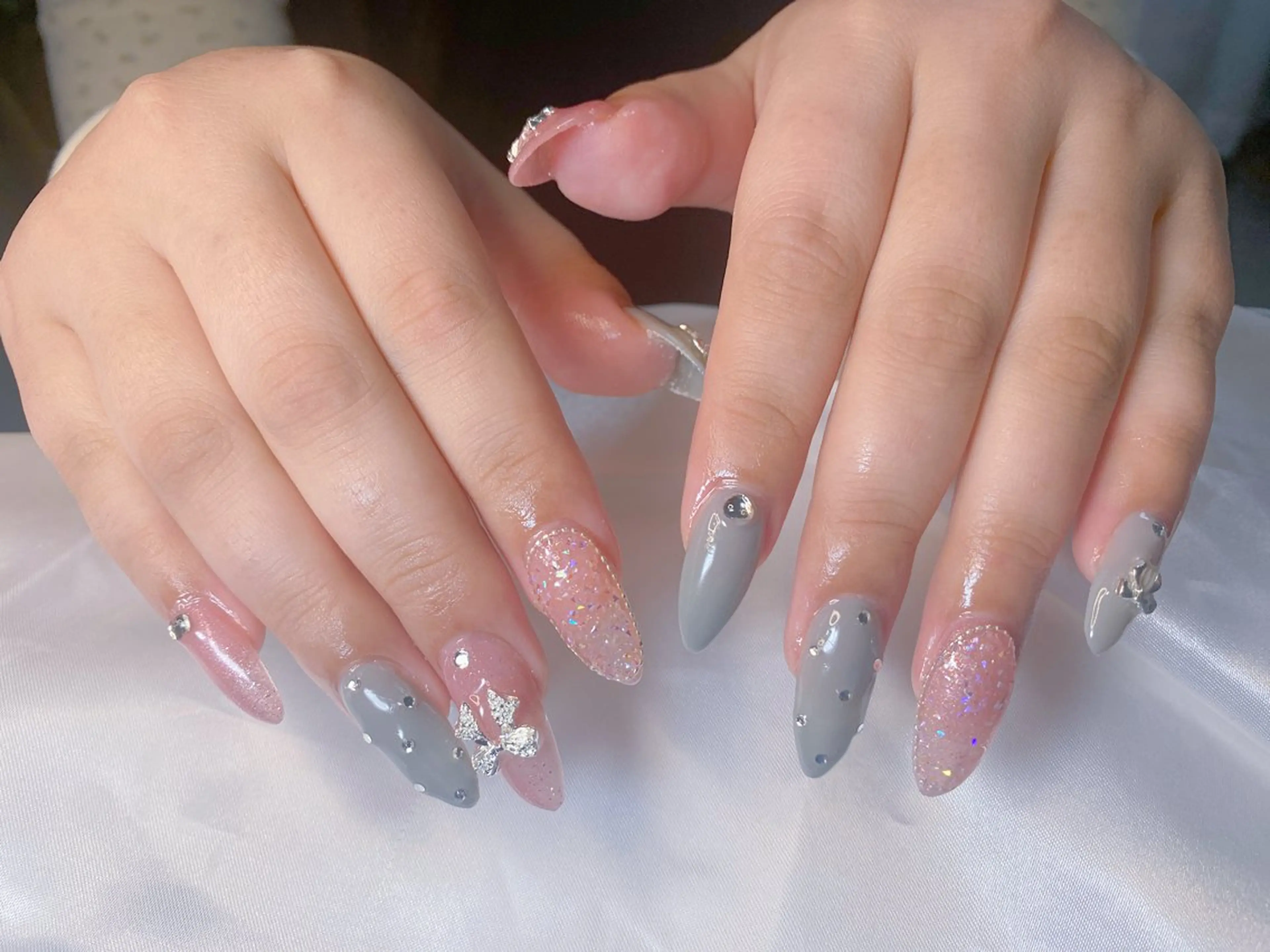 ネイル ハイネイル 自宅サロンのネイルデザイン