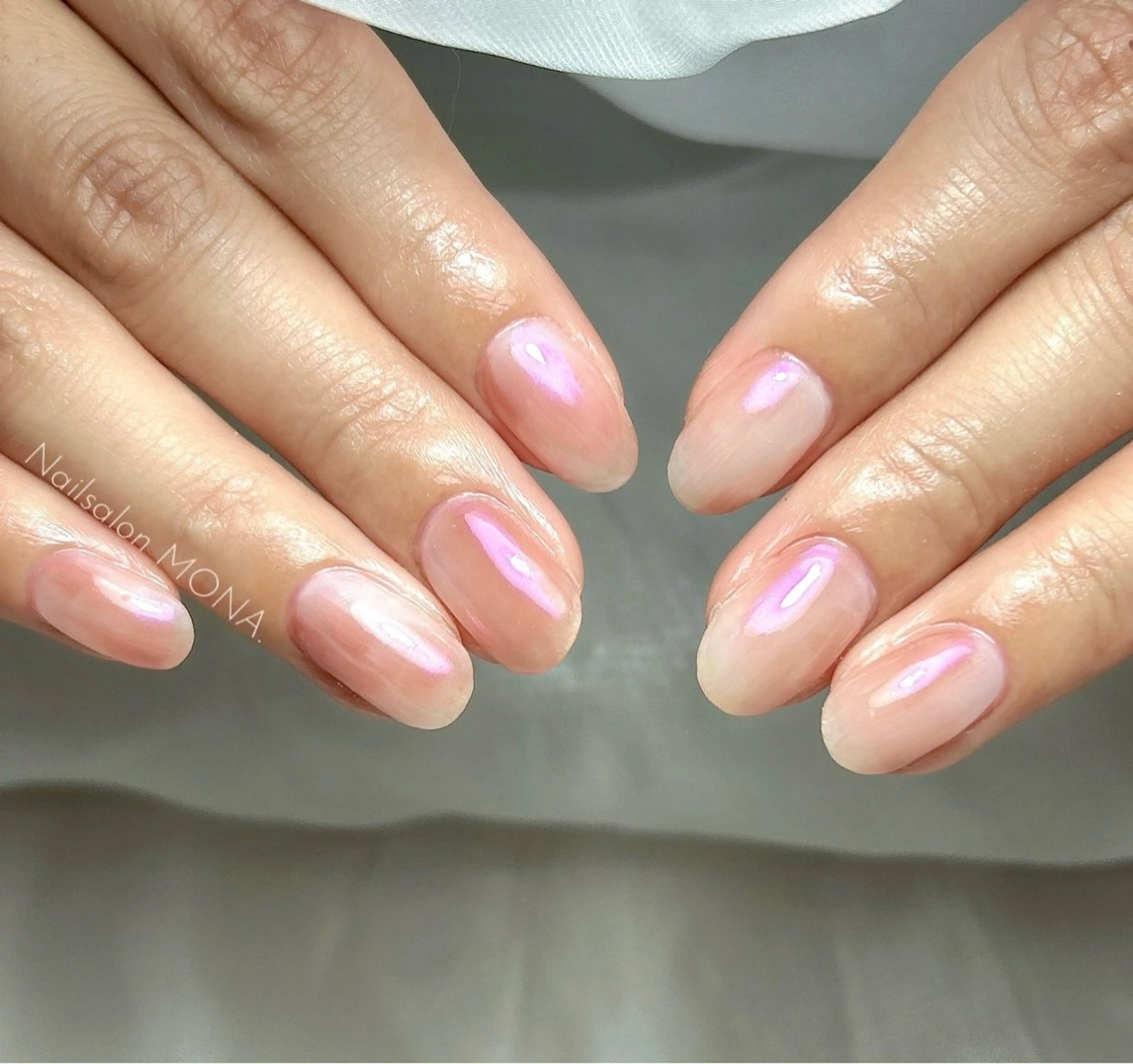 ネイル ジェルネイル ニュアンスネイル パラジェル シンプルネイル フットネイル Nailsalon MONA.のネイルデザイン