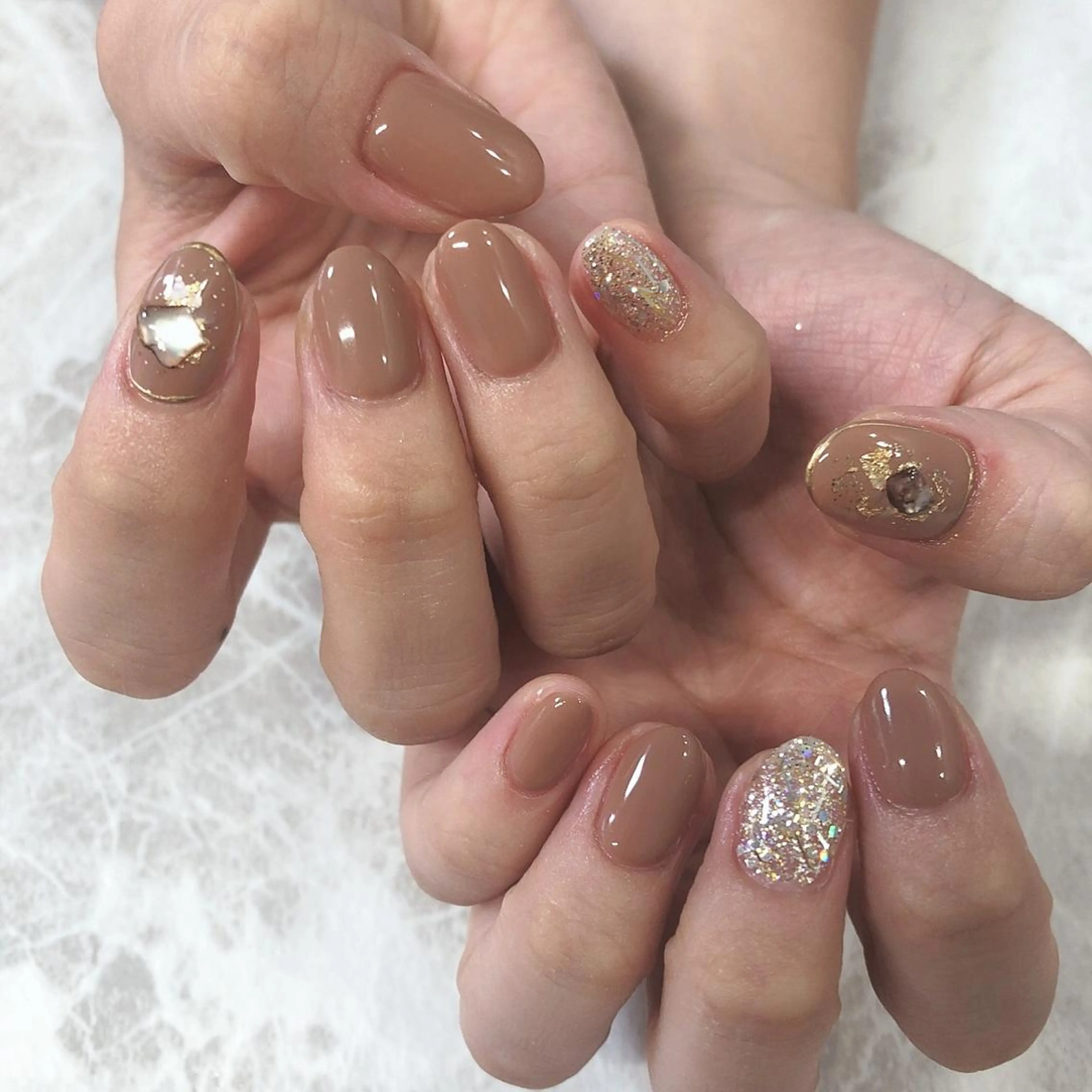 ネイル ハンドネイル 西岡 杏のネイルデザイン