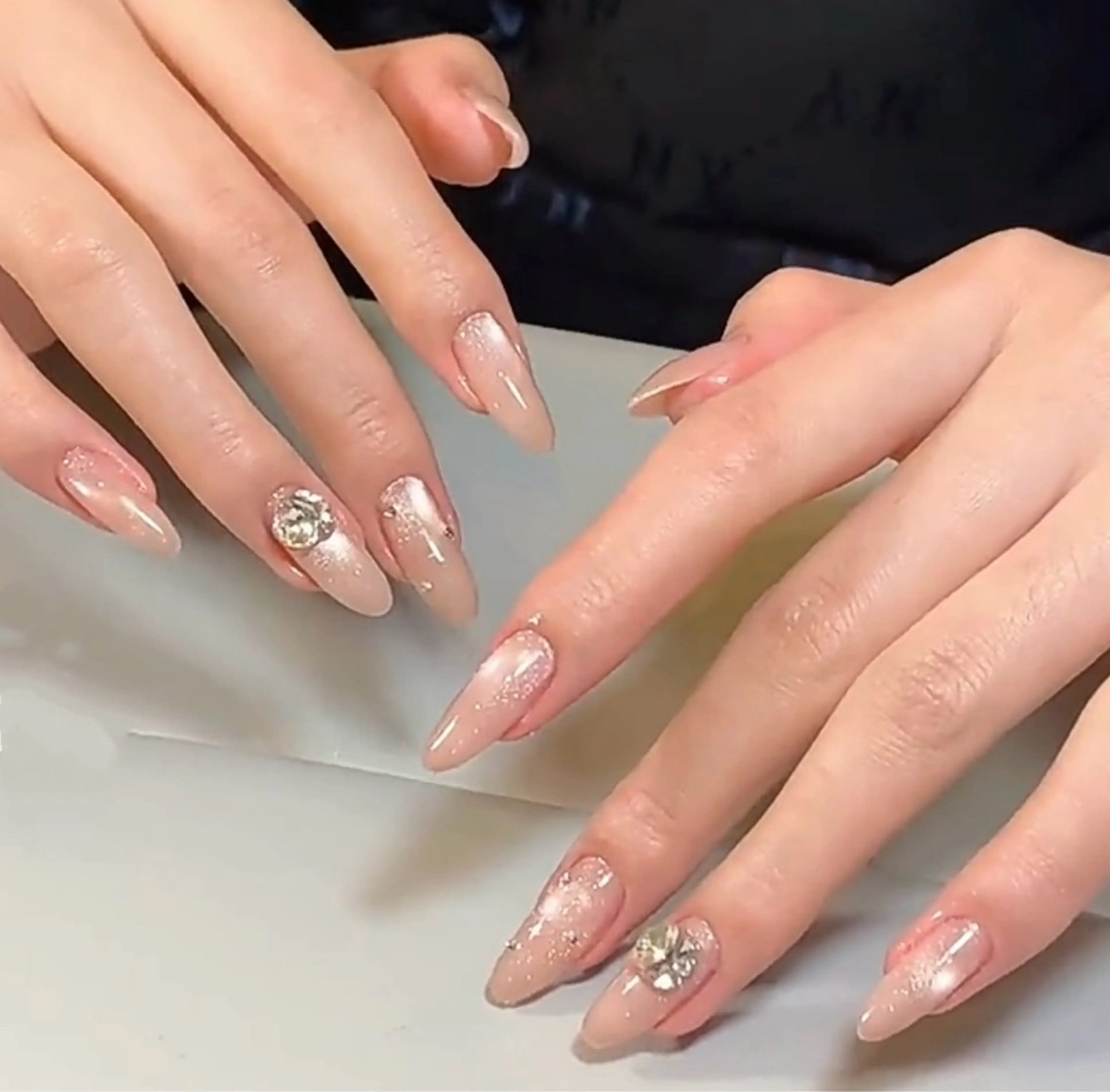 ネイル アニマル柄 べっ甲ネイル ブラウン ジェルネイル ハロウィン Rika  nail cocoのネイルデザイン