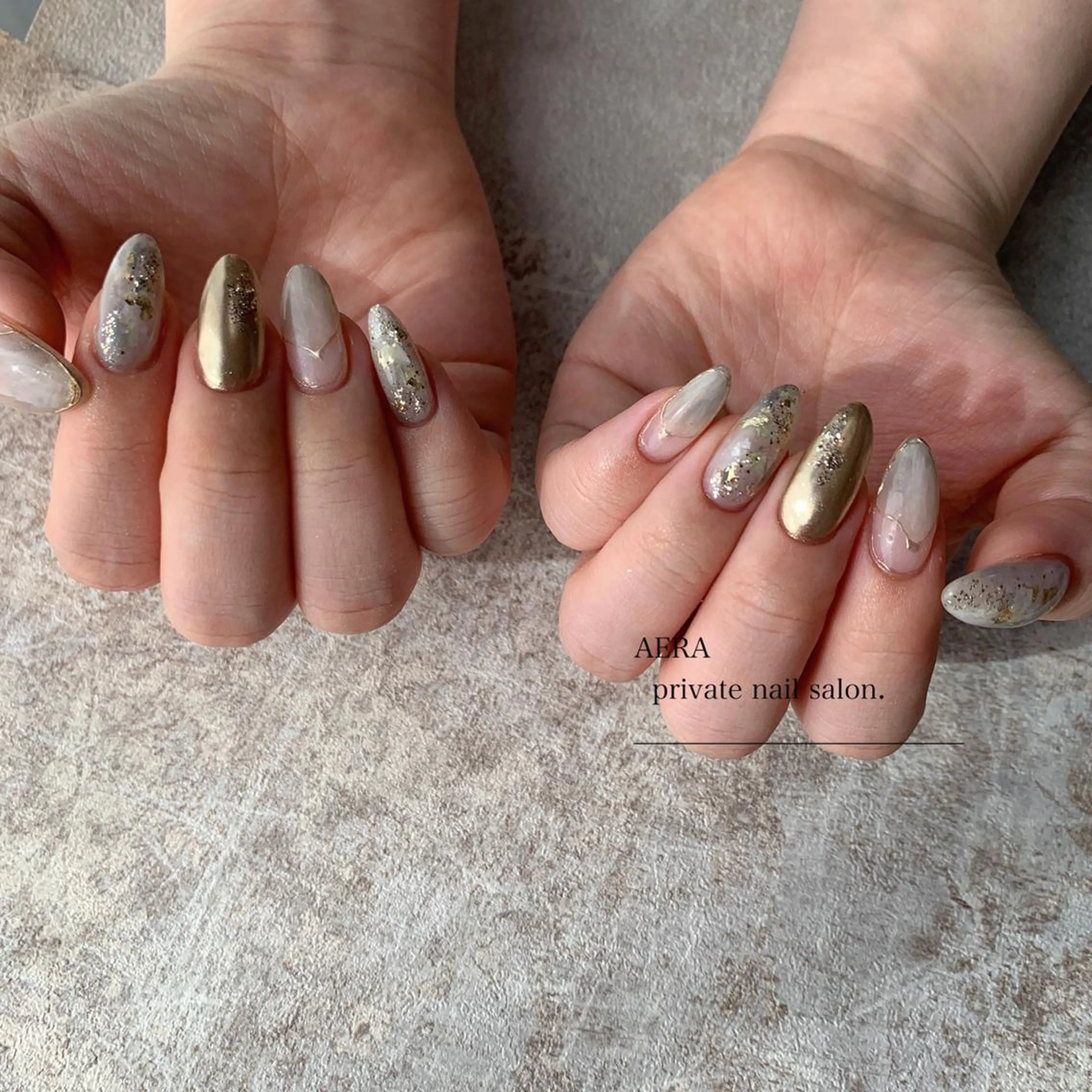ネイル AERA nail shino🐱⸝꙳のネイルデザイン