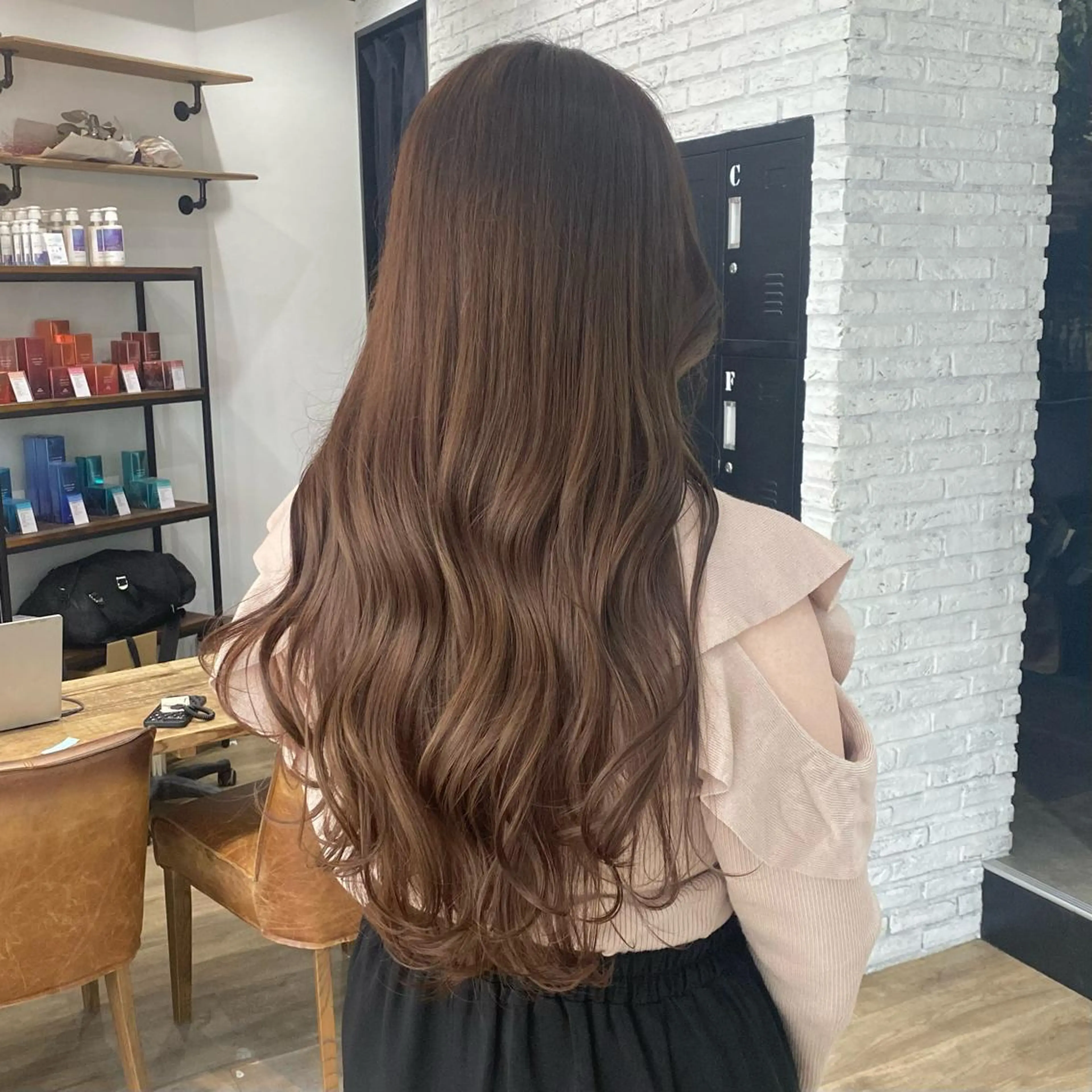 ロング カラー otoha✳︎ くすみカラーのヘアスタイル