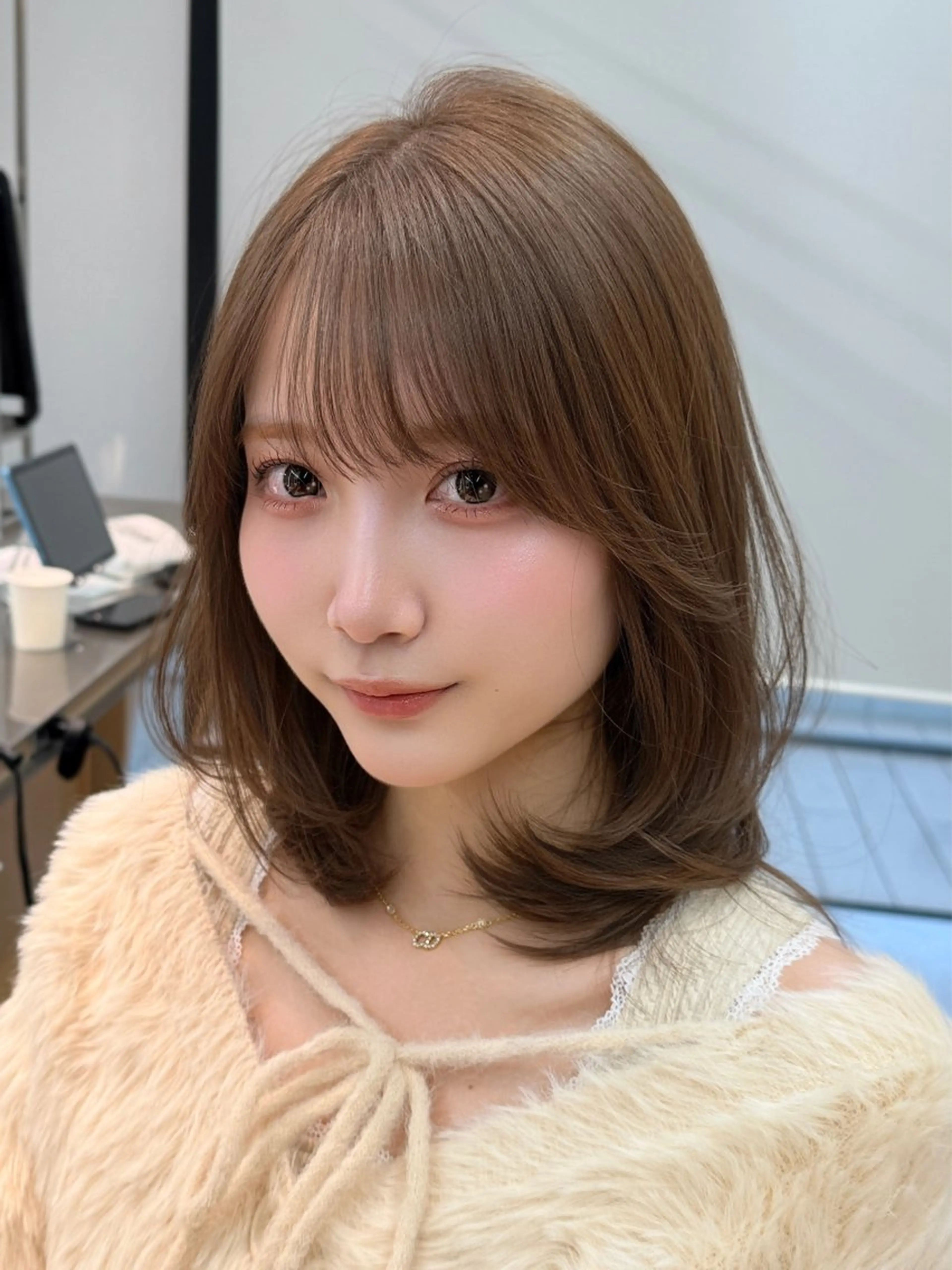 ミディアム カラー 木元 瑛✂︎ボブのヘアスタイル