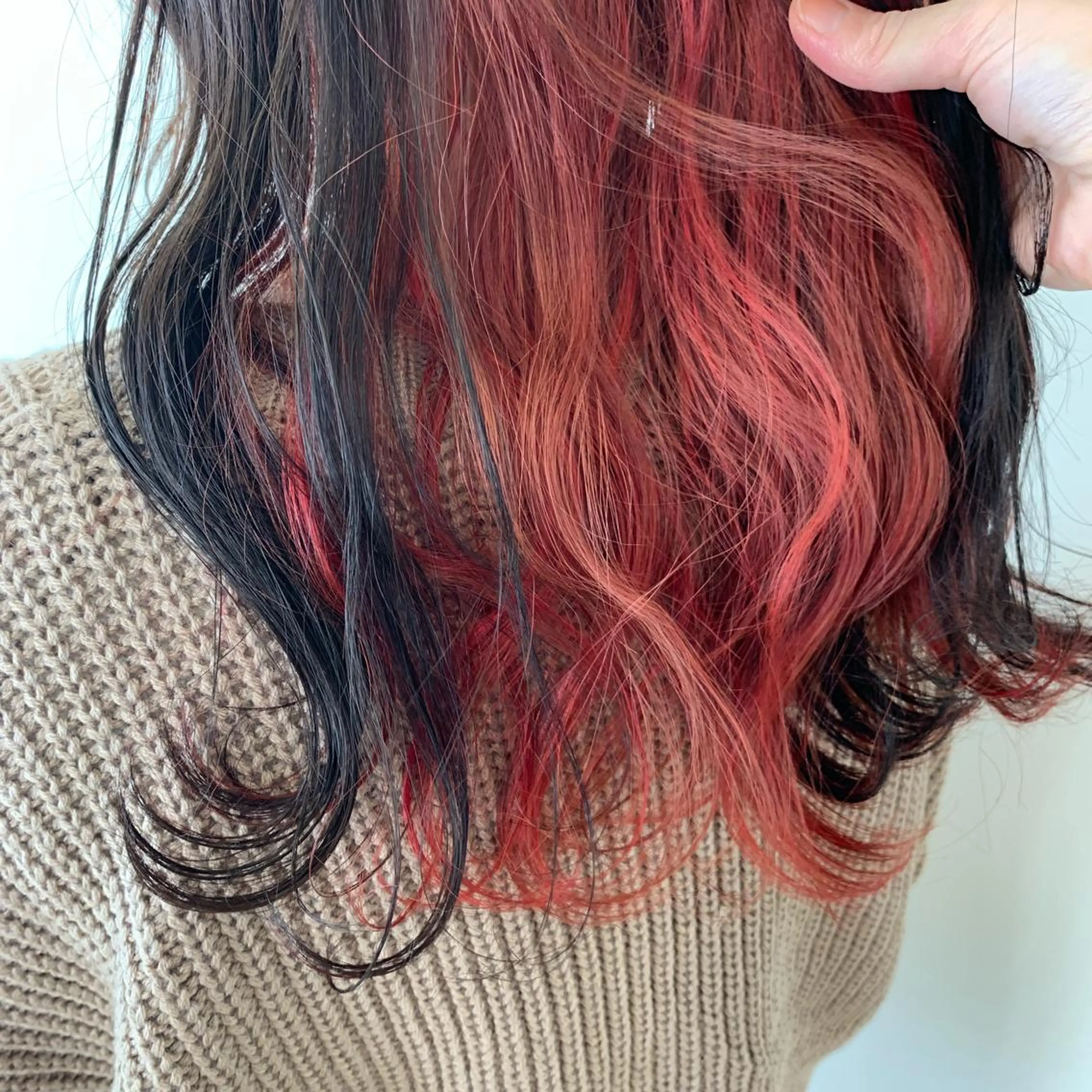 セミロング カラー ヘアカラー トリートメント ヘアセット ハイトーン/ウルフ /レイヤー/坂野幸伸のヘアスタイル