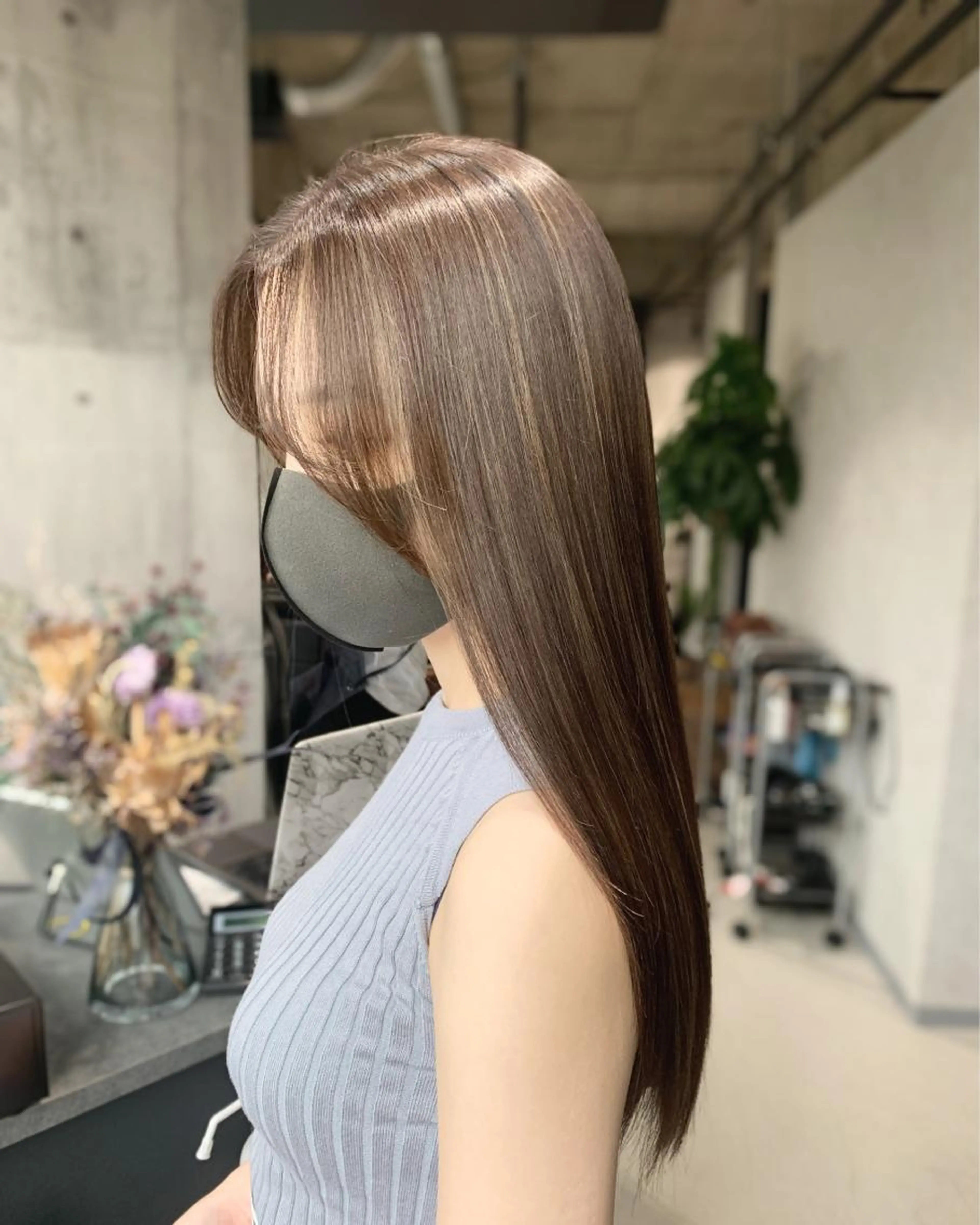 ✨人気No.1✨カット×イルミナカラー×TOKIOフルステップトリートメント⭐️【超音波アイロンケアプロ付き】の写真