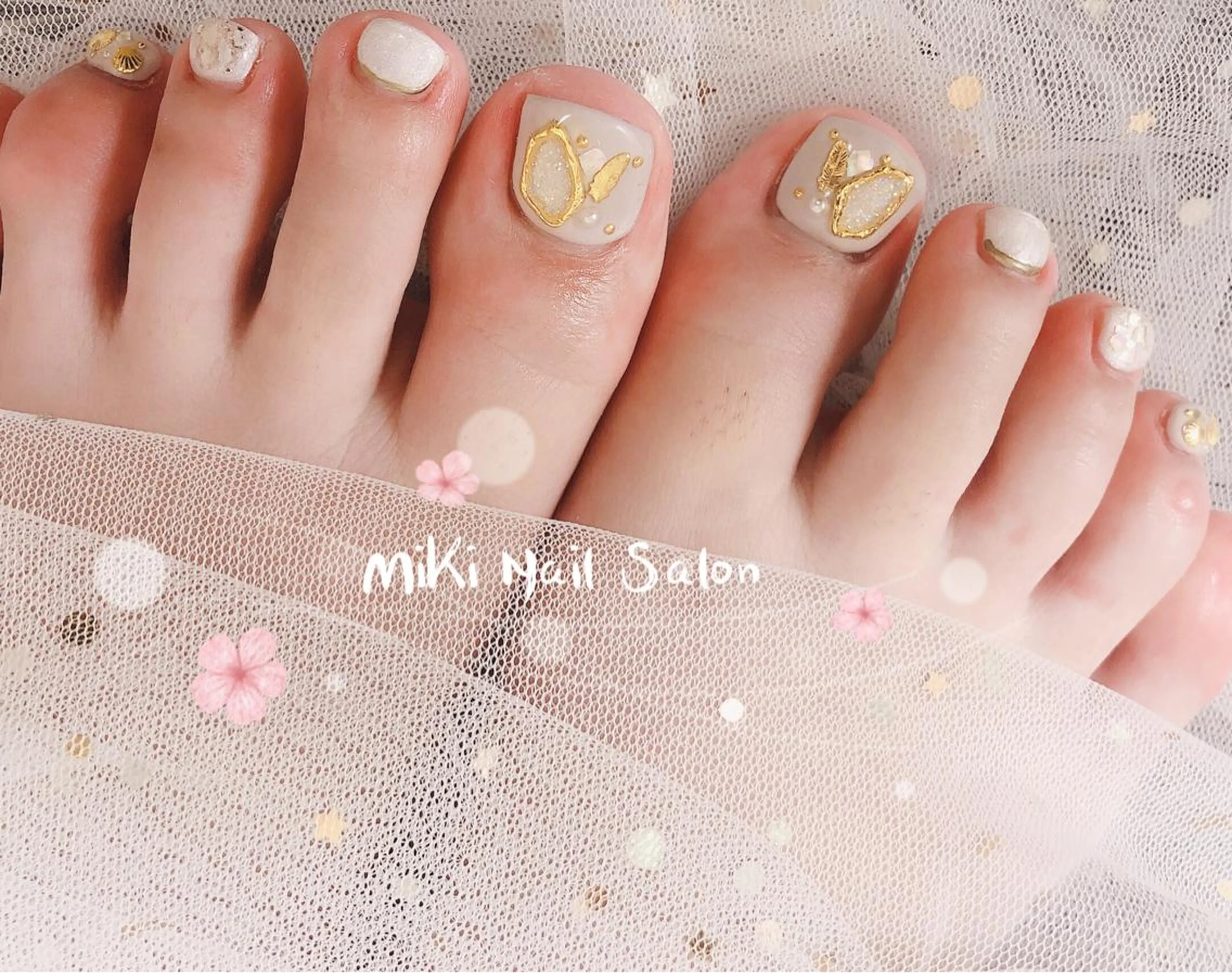 ネイル MiKi Nai池袋 長さだし得意のネイルデザイン