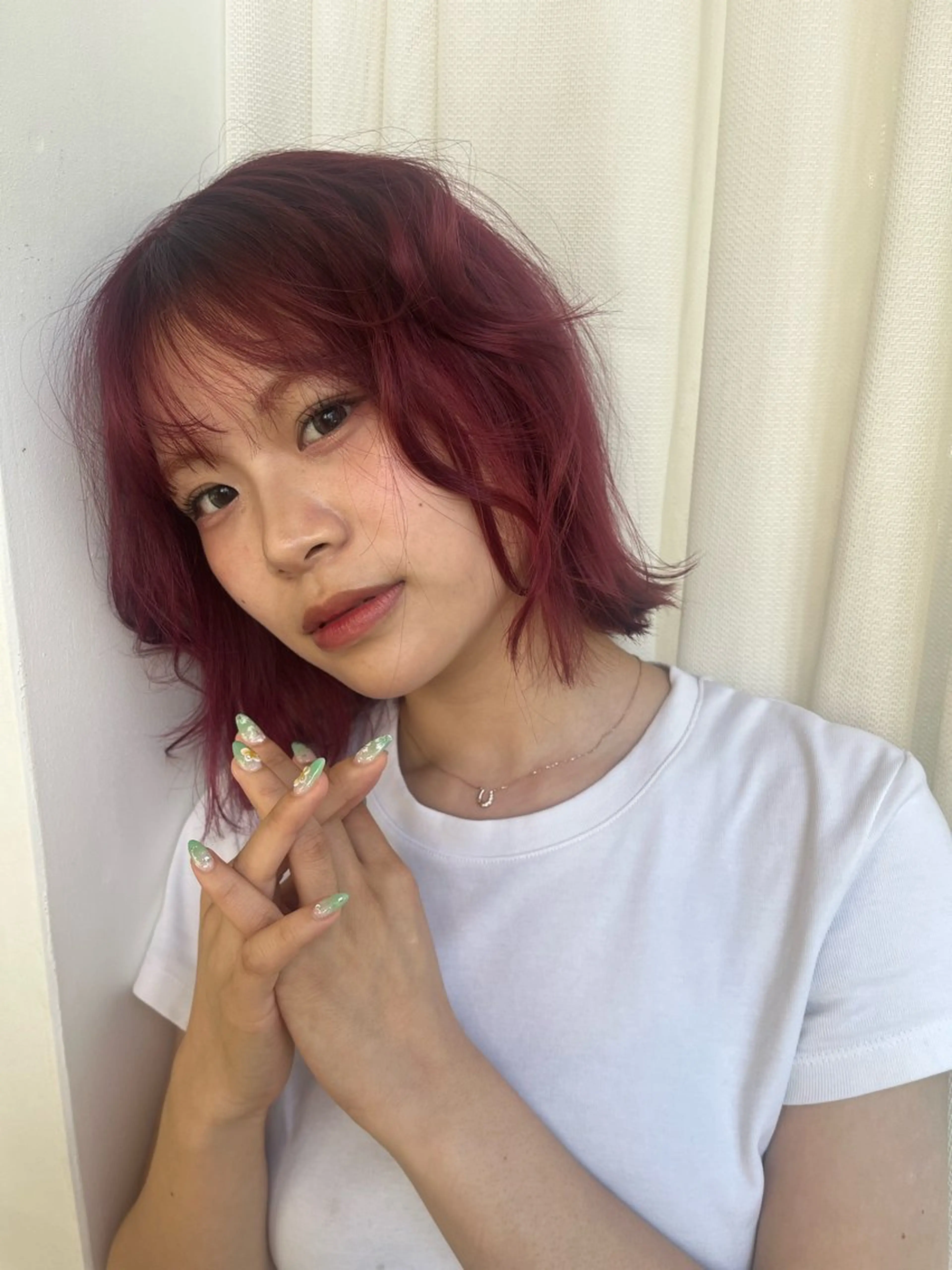 ショート ヘアカラー トリートメント 💜ness/ くるみ💜のヘアスタイル