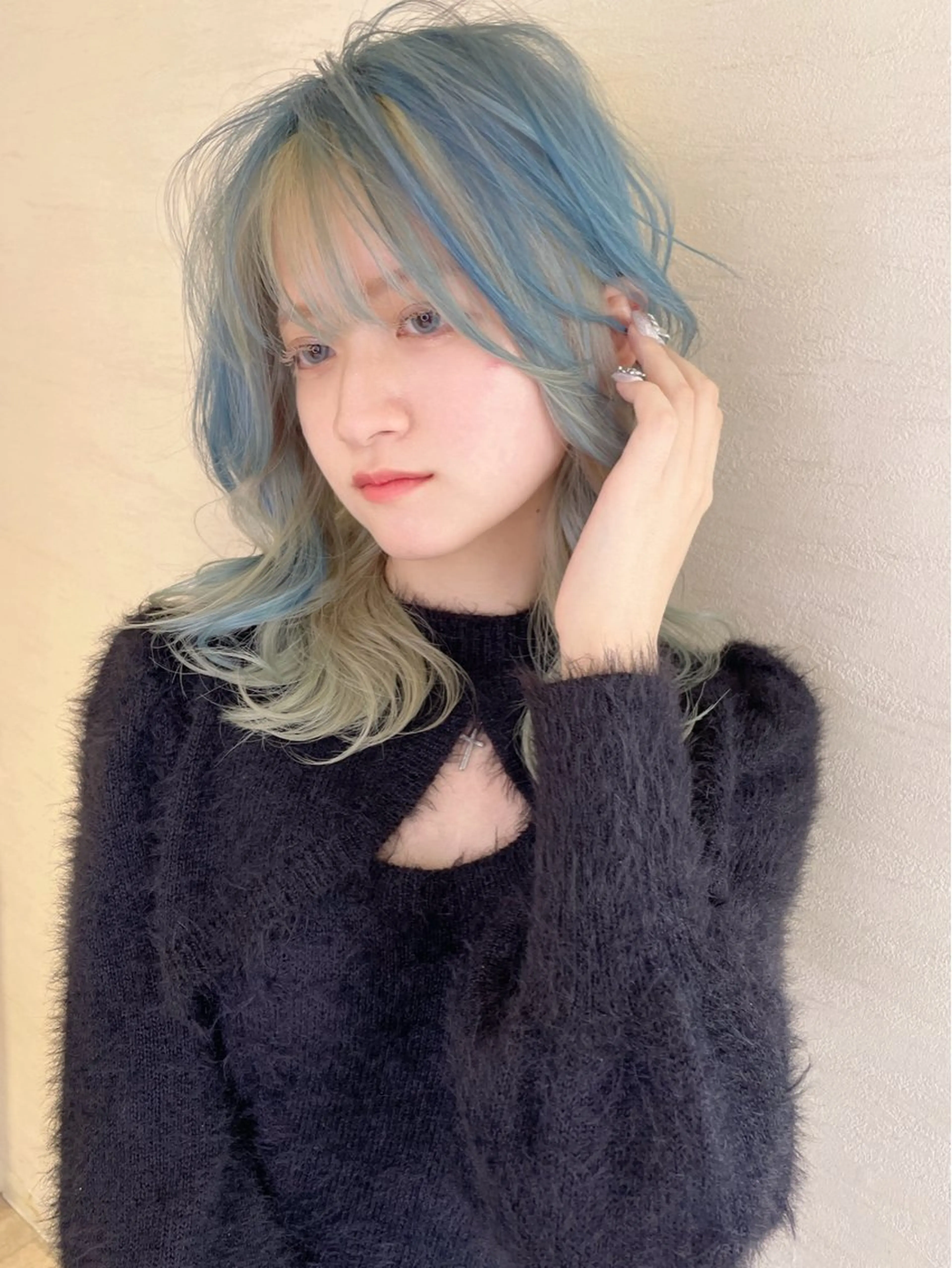 ロング カラー ベージュカラー ブリーチ ダブルカラー グレージュ ミルクティーベージュ times salon栄所属・髪質改善美容師 個室サロン白金厚哉のヘアスタイル