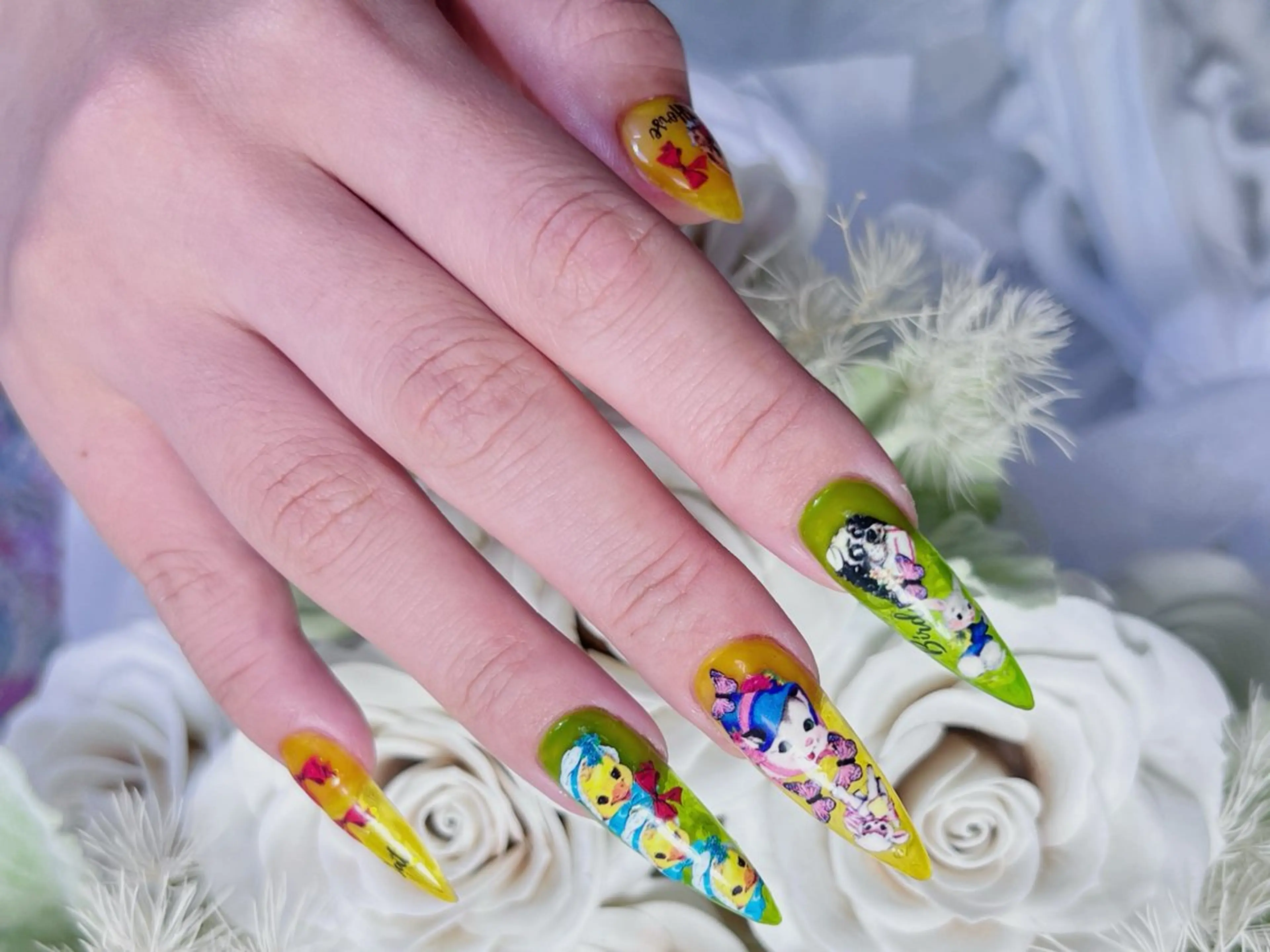 ネイル 韓国ネイル 持ち込み スカルプネイル ワンホンネイル ハンドネイル Painty nailのネイルデザイン
