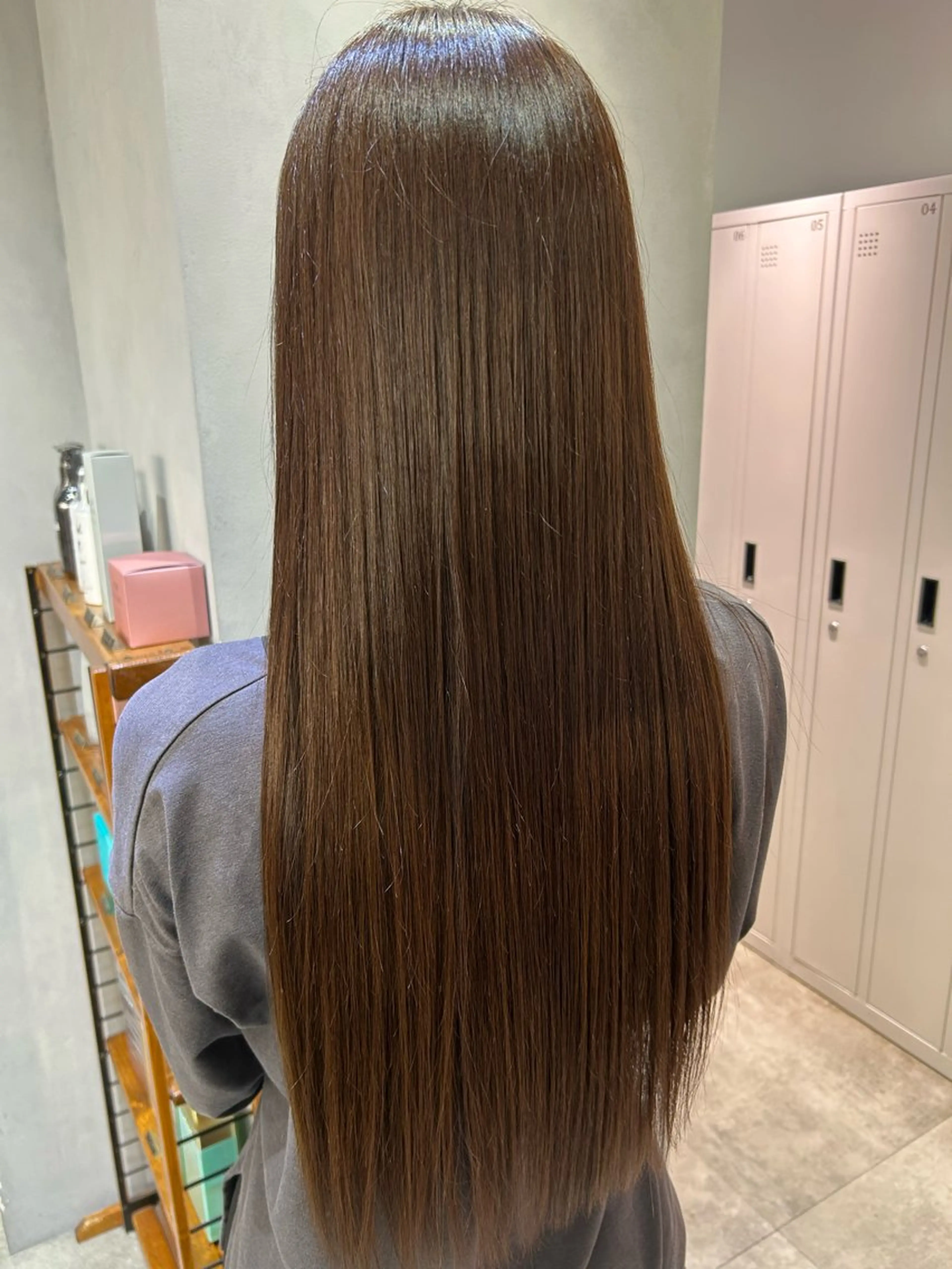 ロング 髪質改善 トリートメント ここな Un amiのヘアスタイル