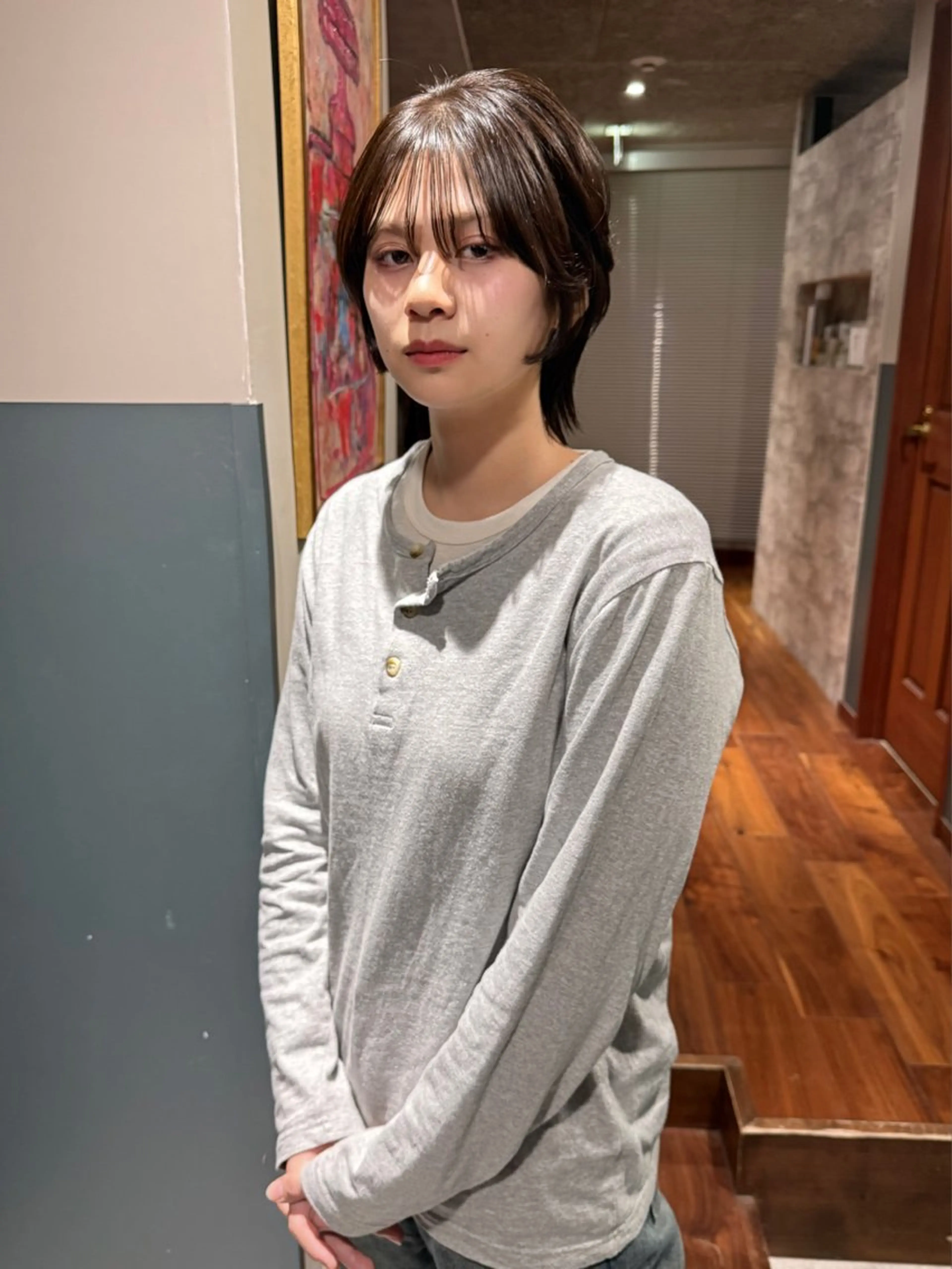 ショート カラー パーマ カット ヘアカラー 縮毛矯正 トリートメント mai / linoah˚✧のヘアスタイル