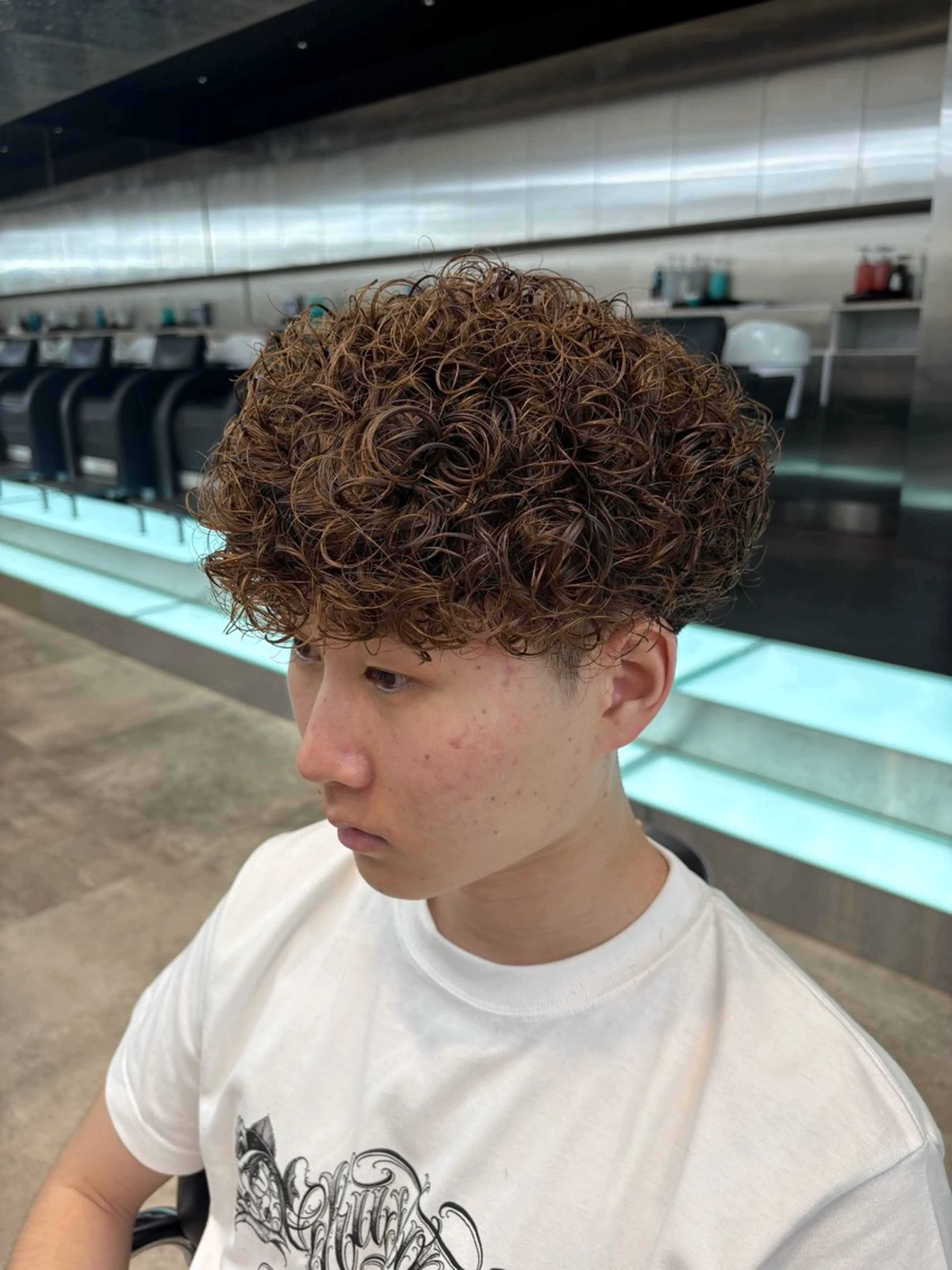パーマ メンズ カット パーマ fifth 武正 琉生のヘアスタイル