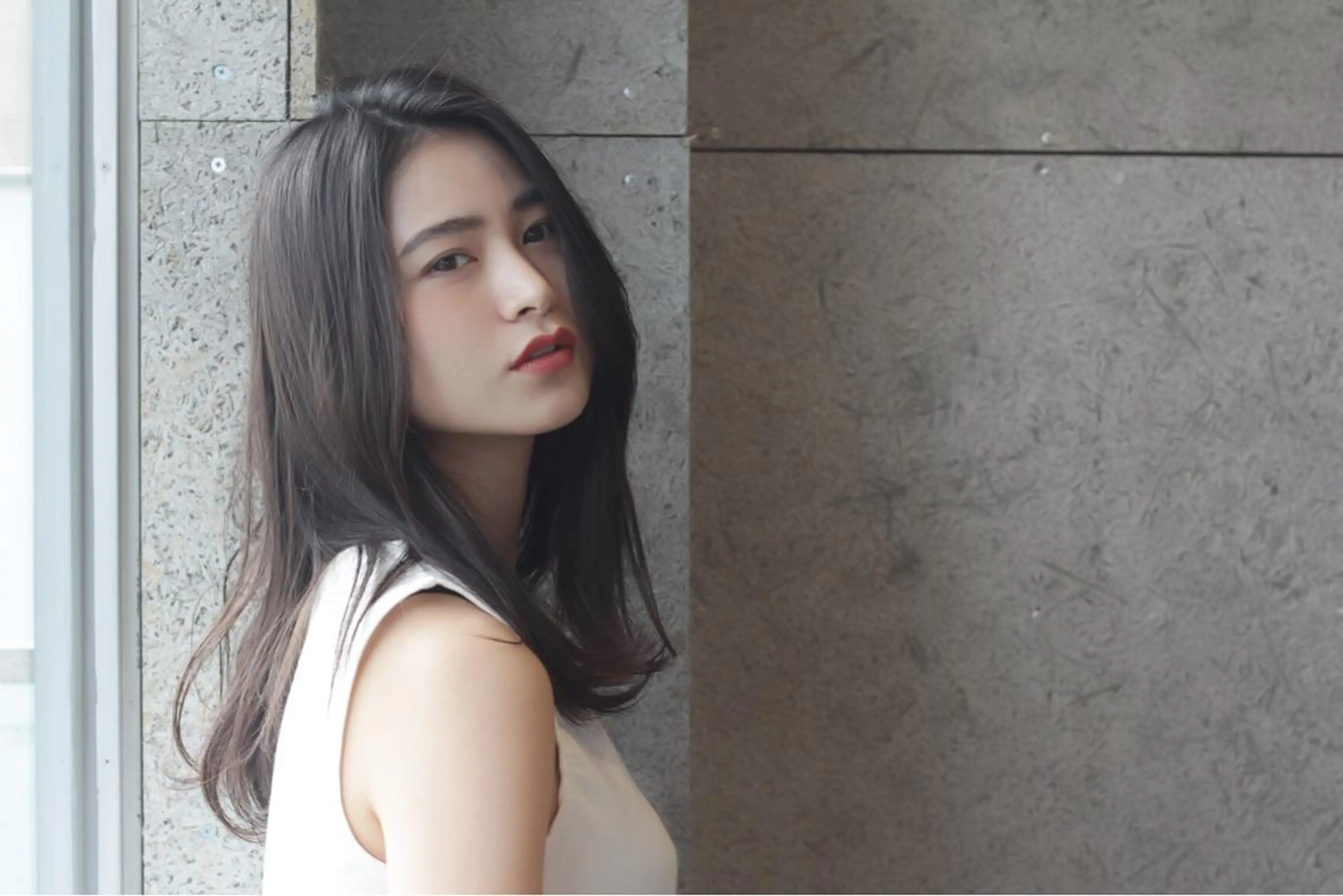 セミロング 🌿大内雅斗 🌿韓国ヘアのヘアスタイル