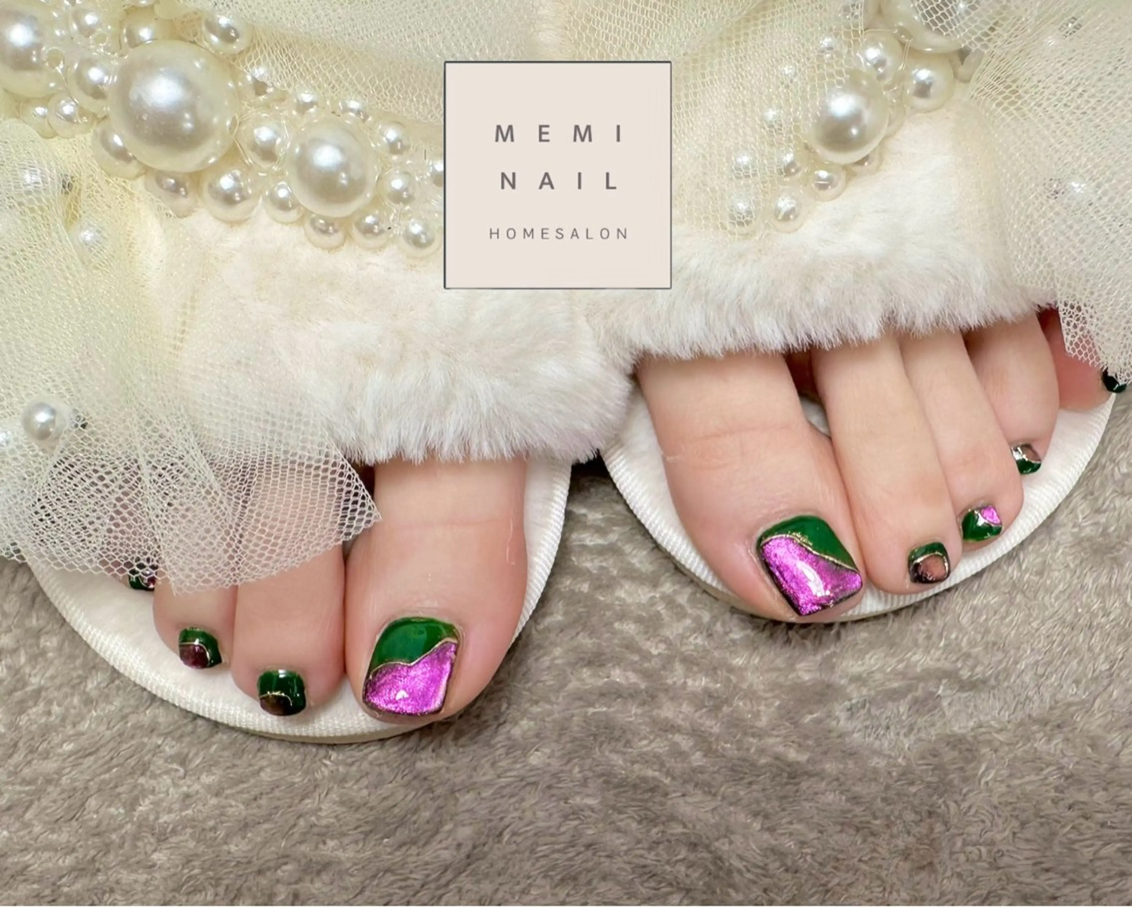ネイル フットネイル MEMI NAILのネイルデザイン