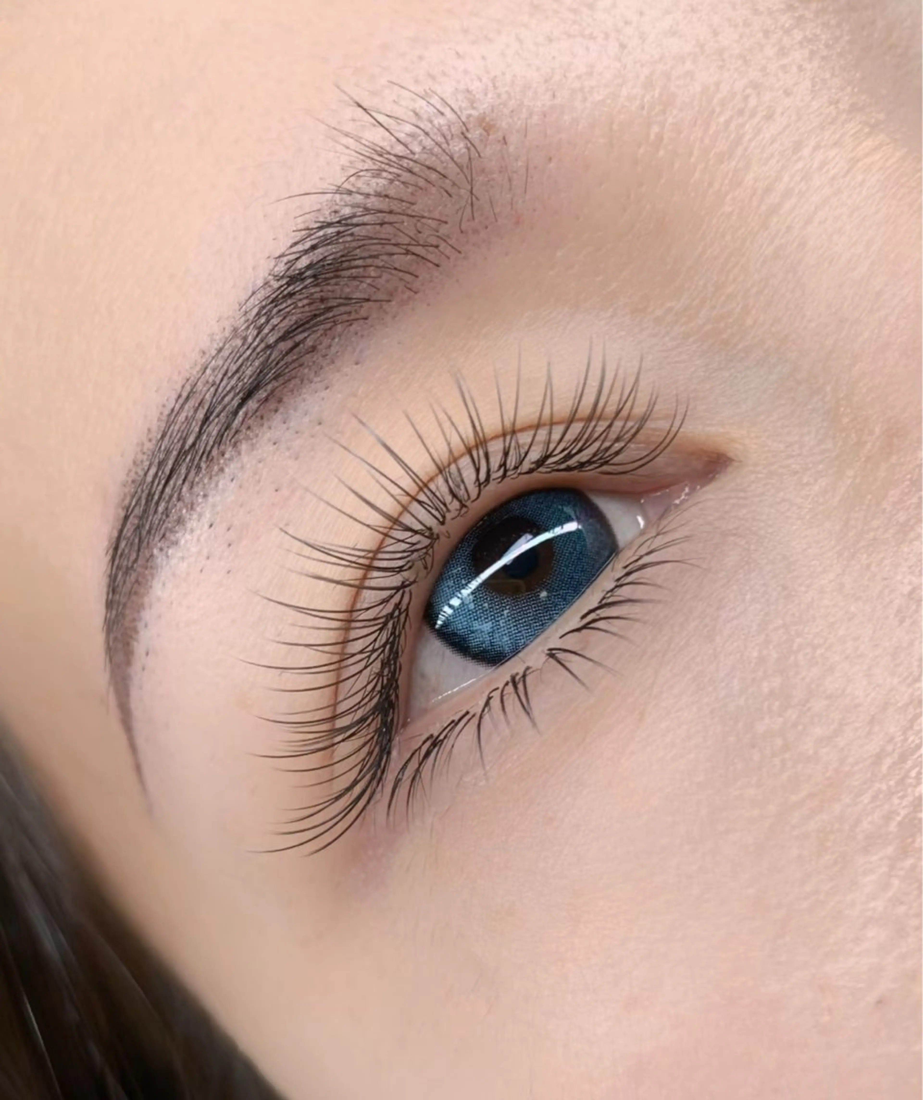 マツエク・マツパ フラットラッシュ ユミナガ ジンのマツエク・マツパデザイン