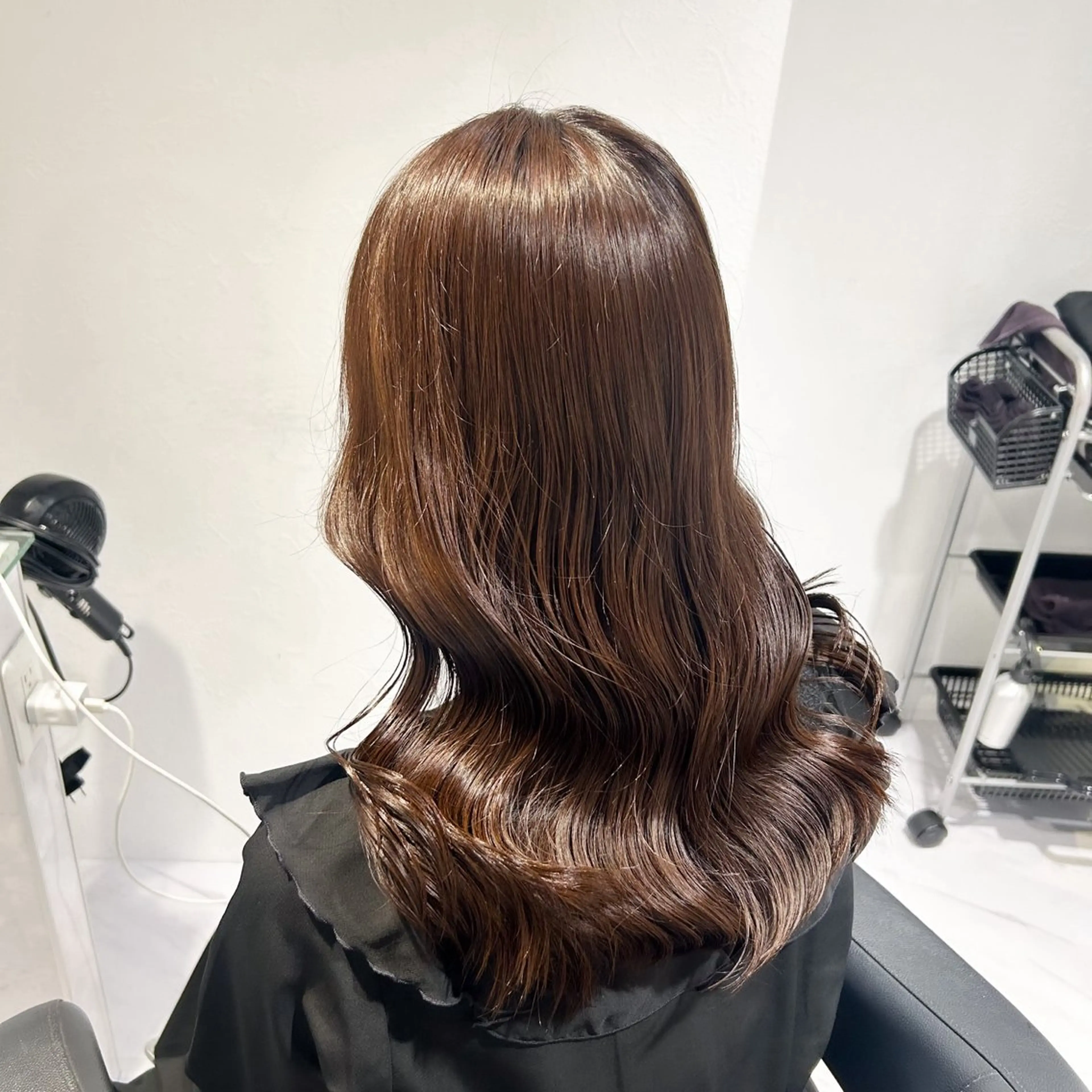 ロング カラー カット ヘアカラー トリートメント 表参道/透明感カラー /暗髪/ジュキヤのヘアスタイル