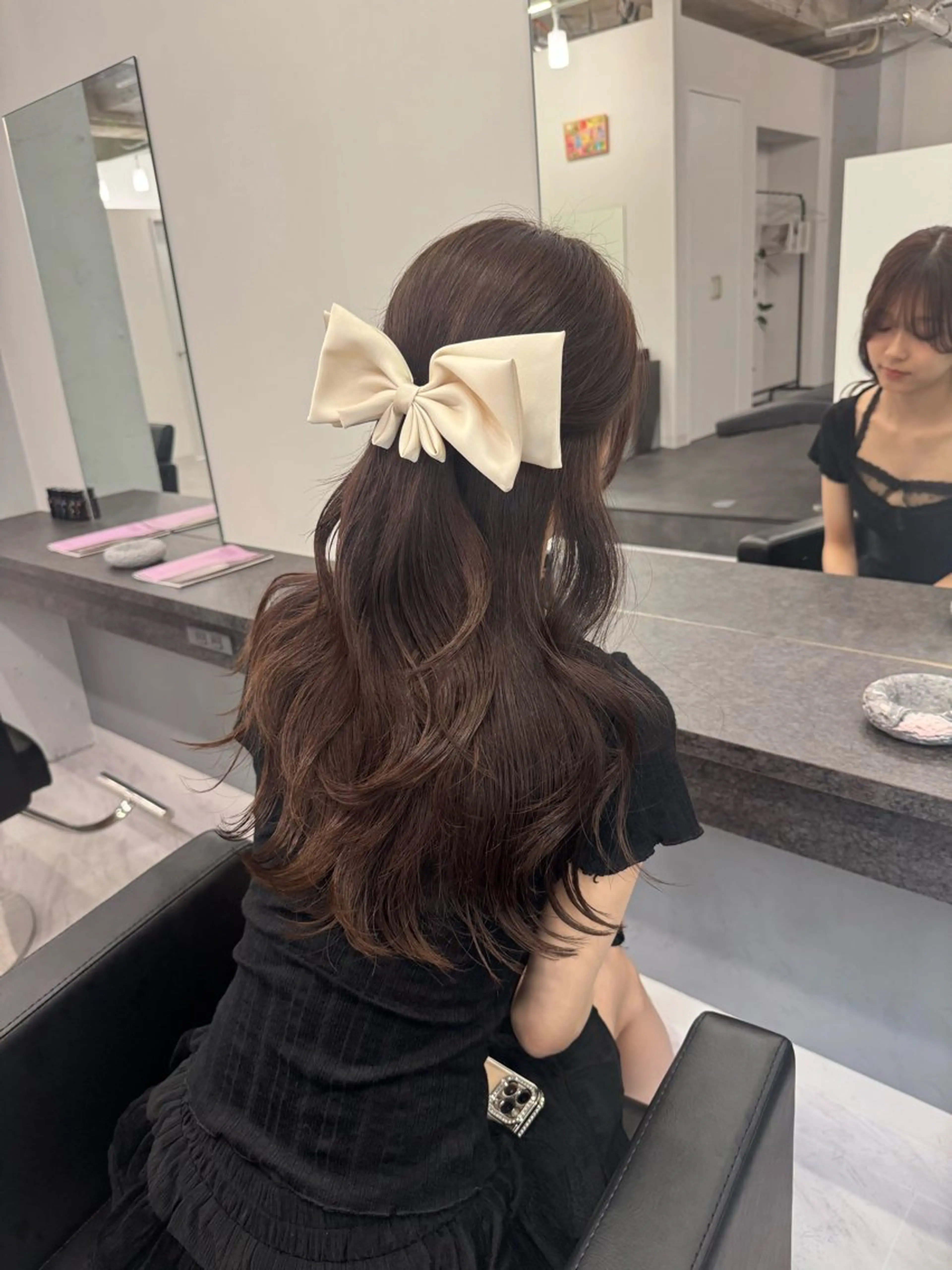 ロング カット ヘアカラー トリートメント レイヤー・ブリーチ kiyotoshiのヘアスタイル