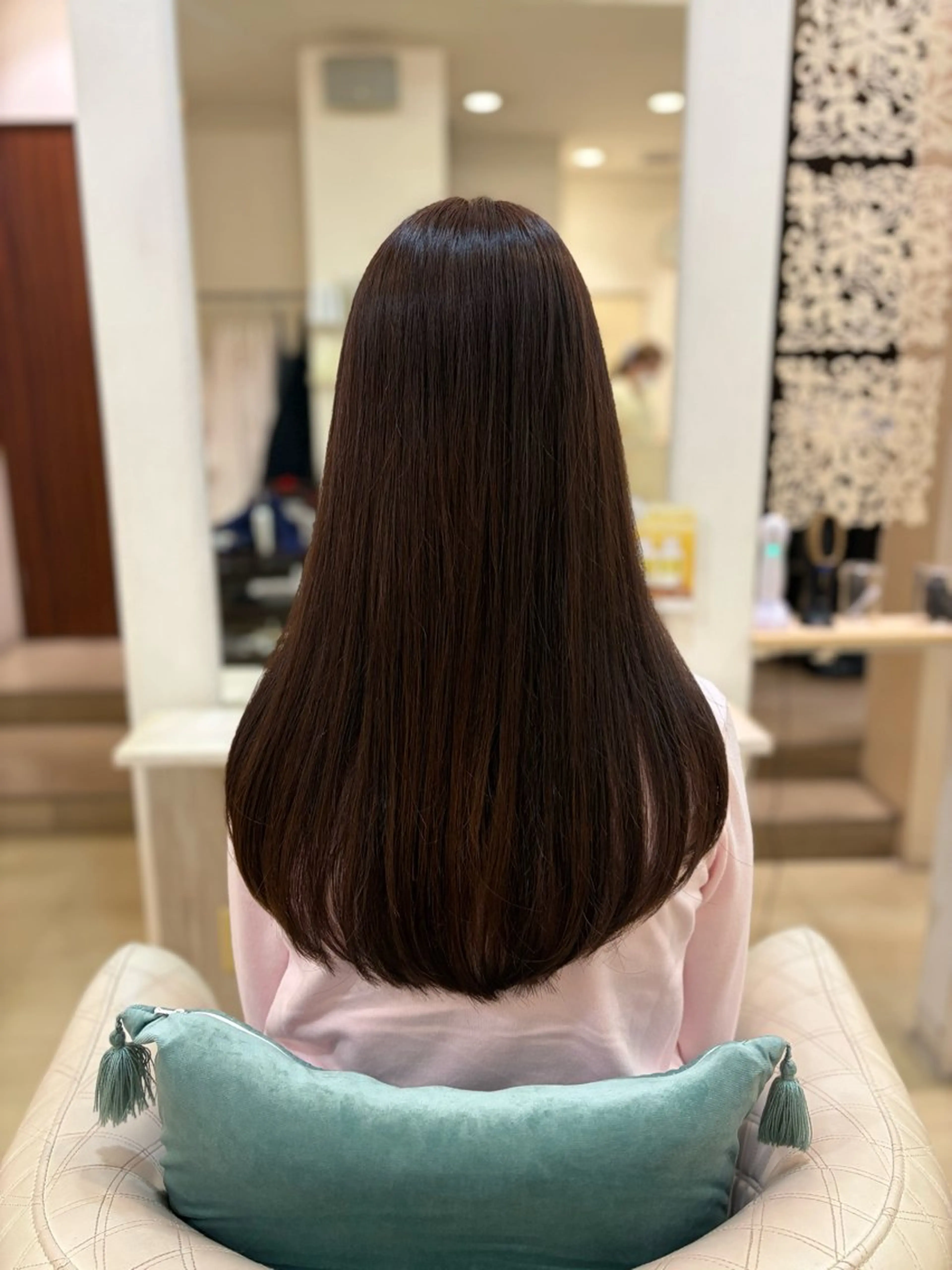 ロング 縮毛矯正 トリートメント 橋野 凜のヘアスタイル