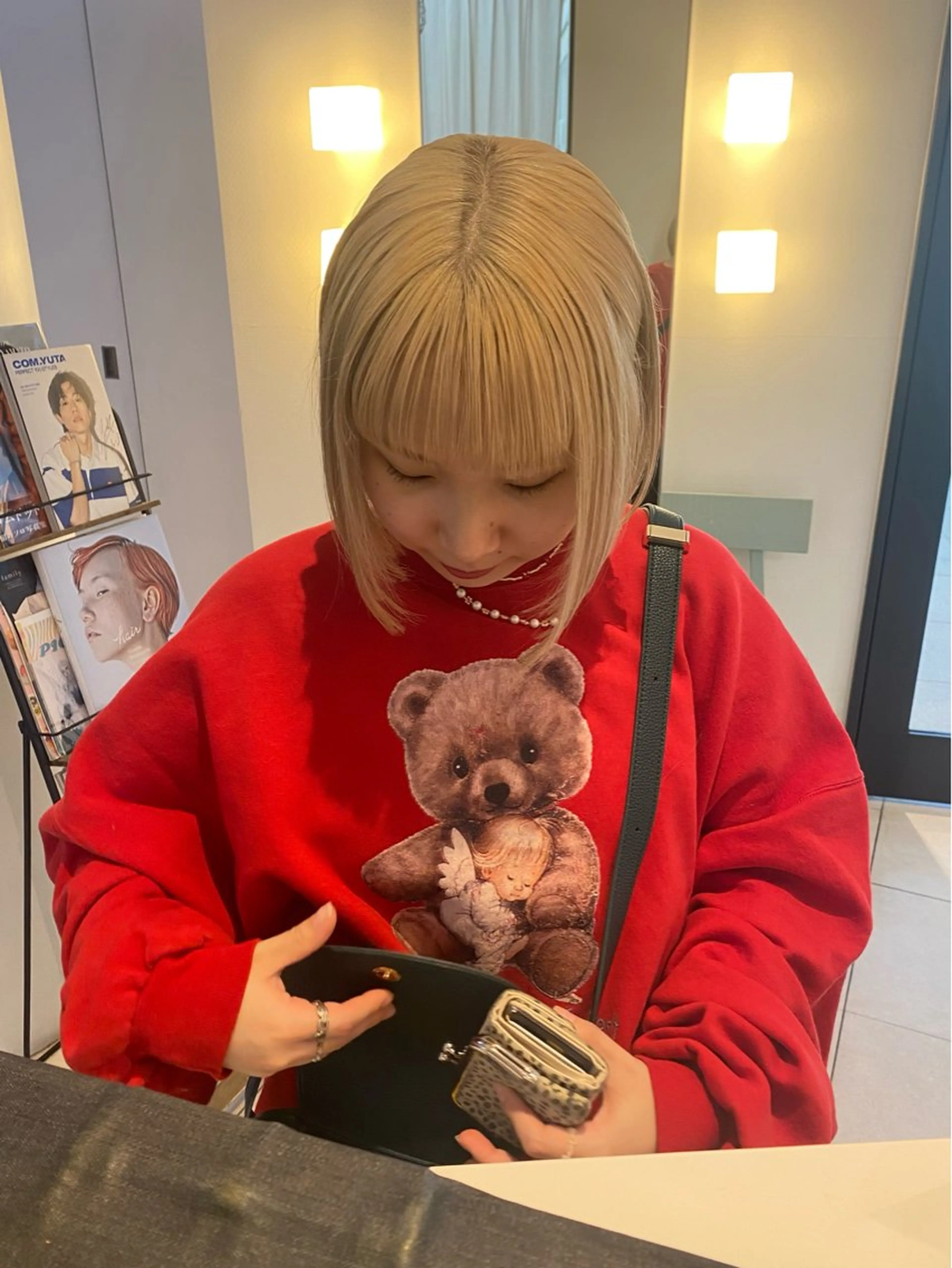 ショート カラー ボブ カット ヘアカラー トリートメント mai / linoah˚✧のヘアスタイル