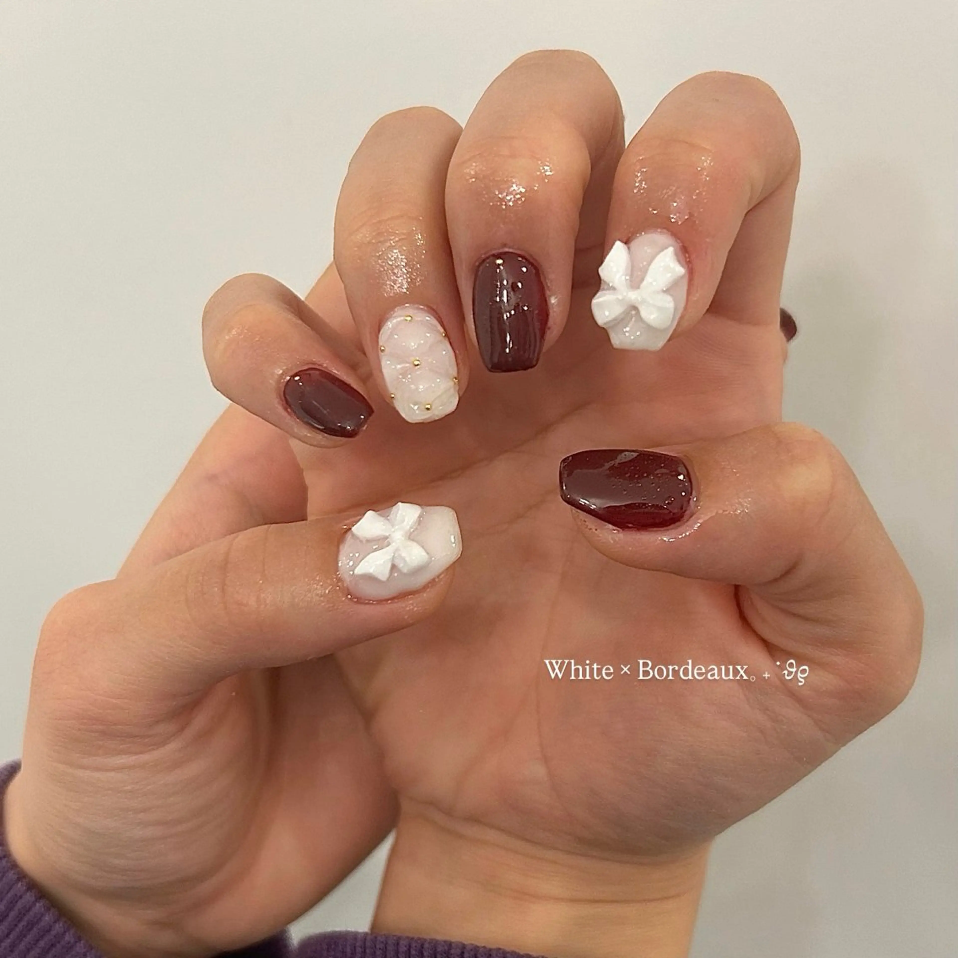 ネイル honoka ガーリーネイル໒꒱のネイルデザイン