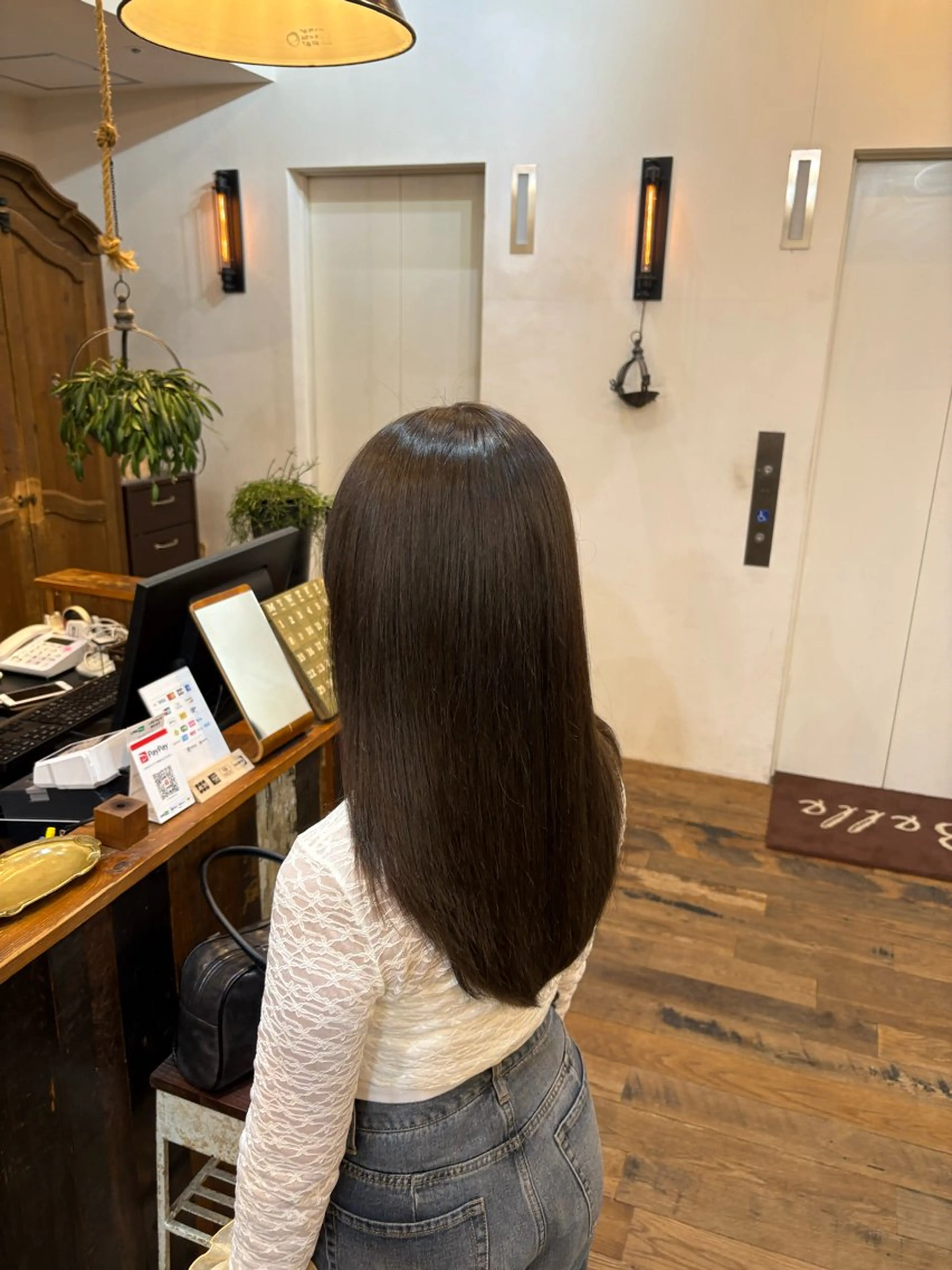 ロング ヘアカラー カラー/パーマ さくらのヘアスタイル