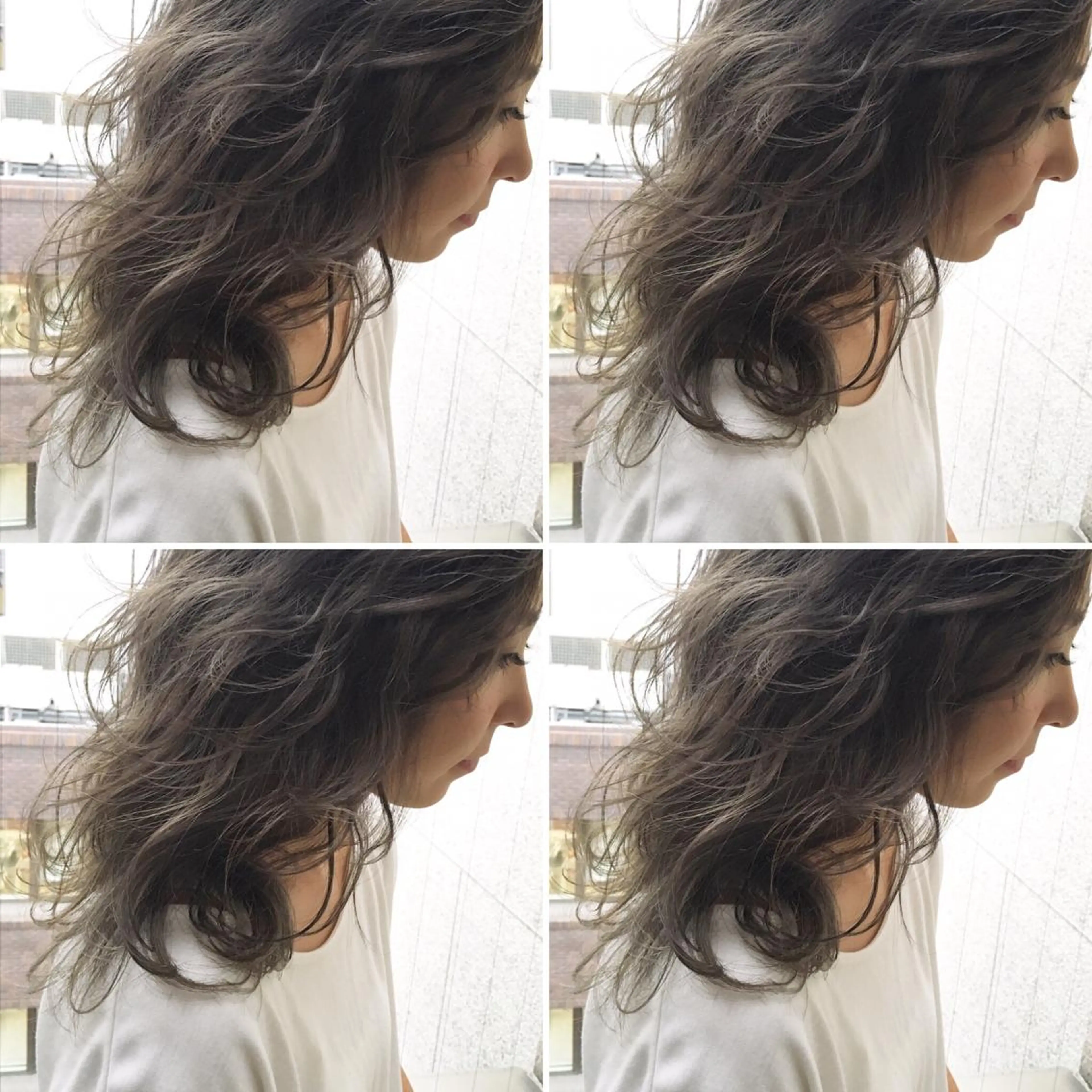 セミロング カラー アディクシーカラー アクアカラー バレイヤージュ ブリーチ ケアブリーチ RAFTOKYO　2nd所属・【美髪矯正】【スト カール】小野村翔太のヘアスタイル