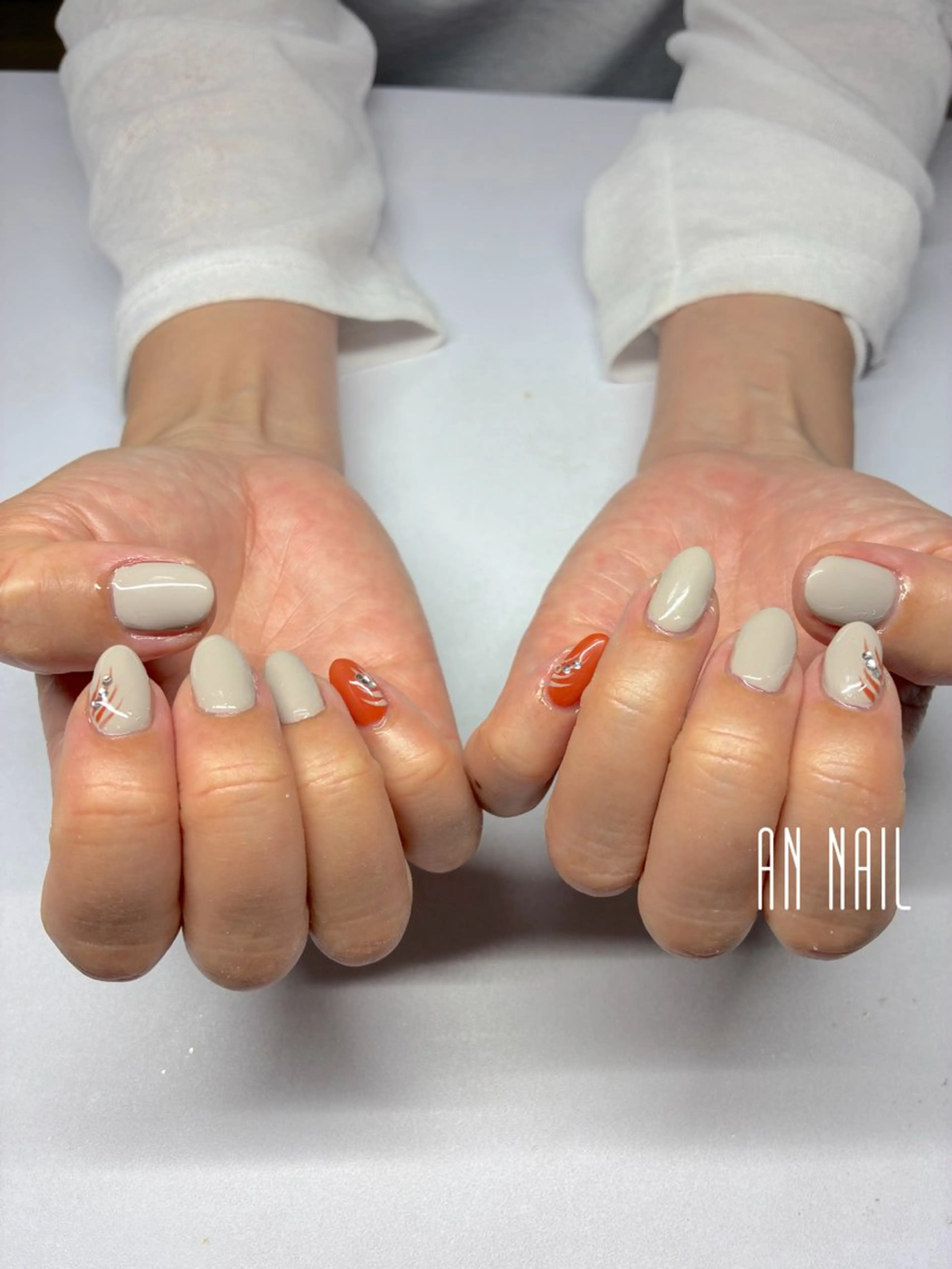 ネイル ニュアンスネイル 春ネイル ハンドネイル AN Nailのネイルデザイン