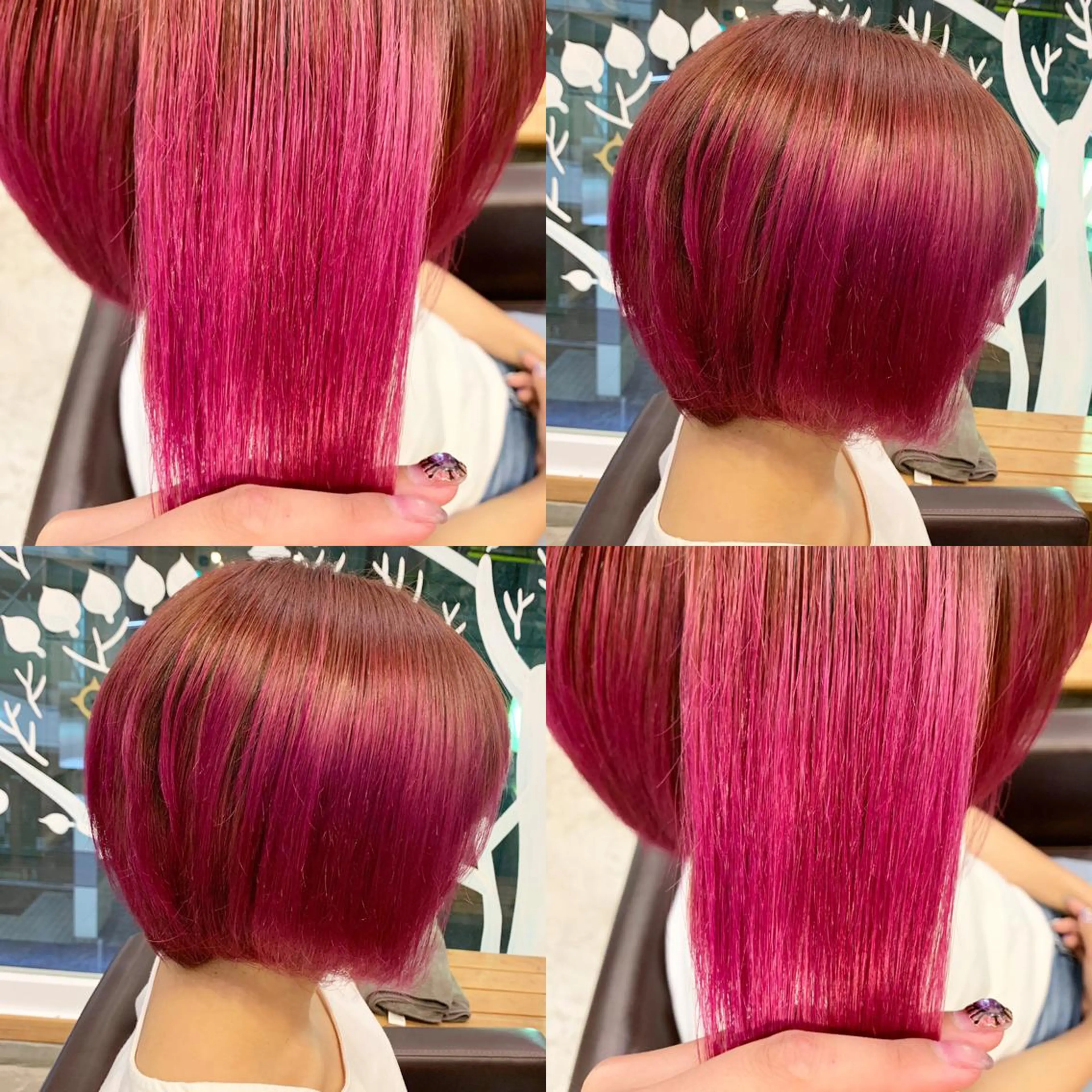 カラー 艶カラー｜透明感 カラー｜レイヤーのヘアスタイル