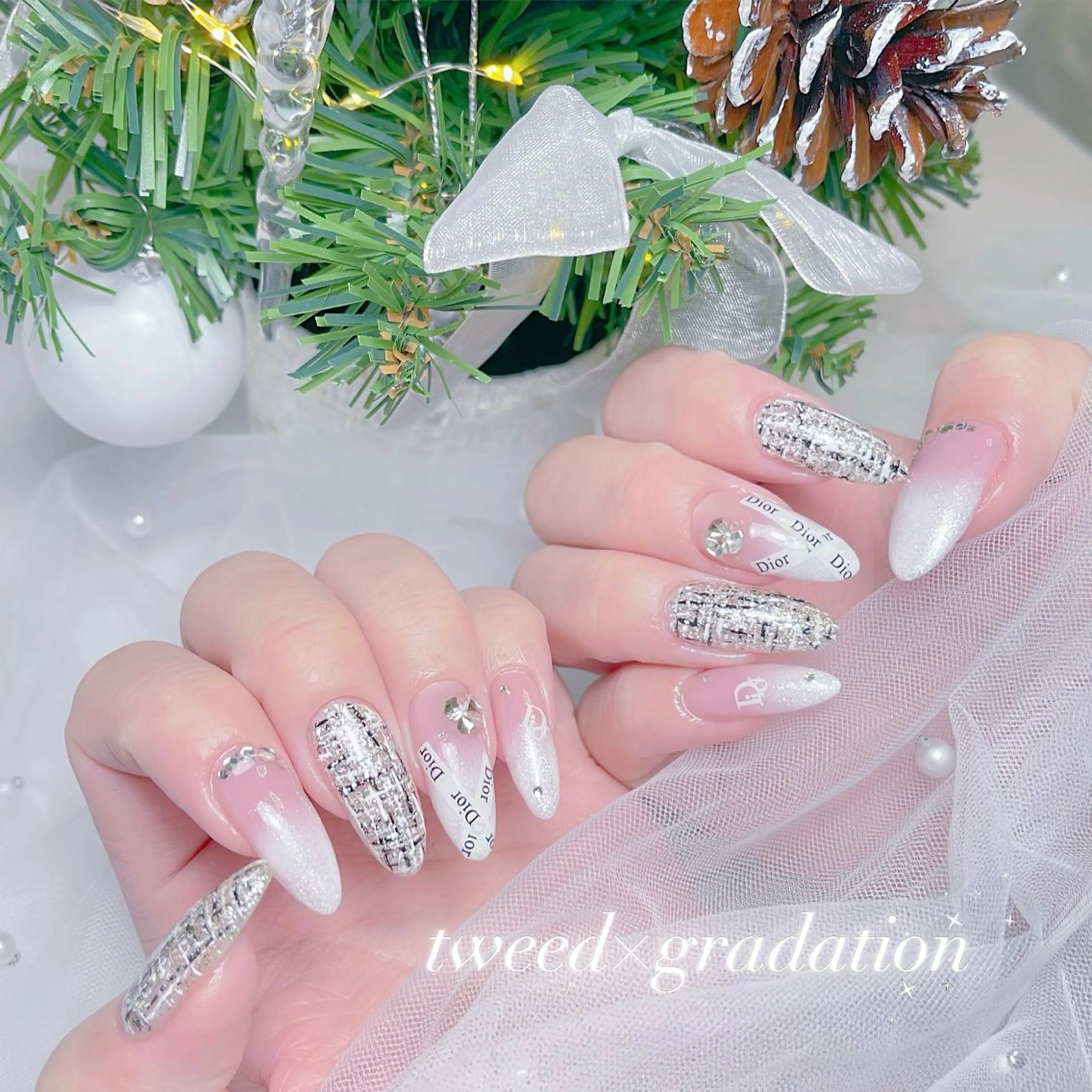 ネイル アートネイル 長さ出し ジェルネイル 韓国ネイル 持ち込み ハンドネイル RE SALONのネイルデザイン