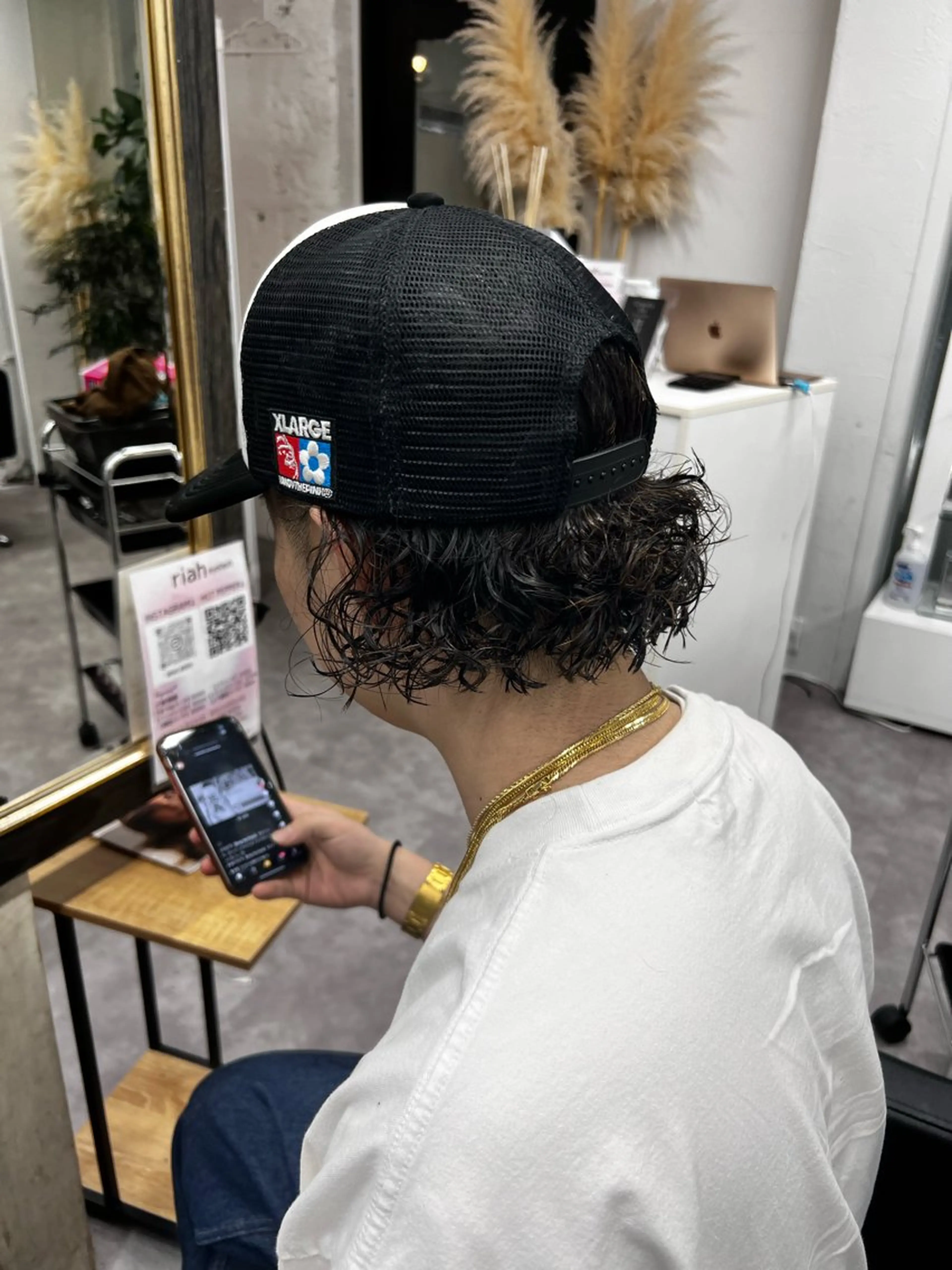 パーマ メンズ 笹江 瑞穂のヘアスタイル