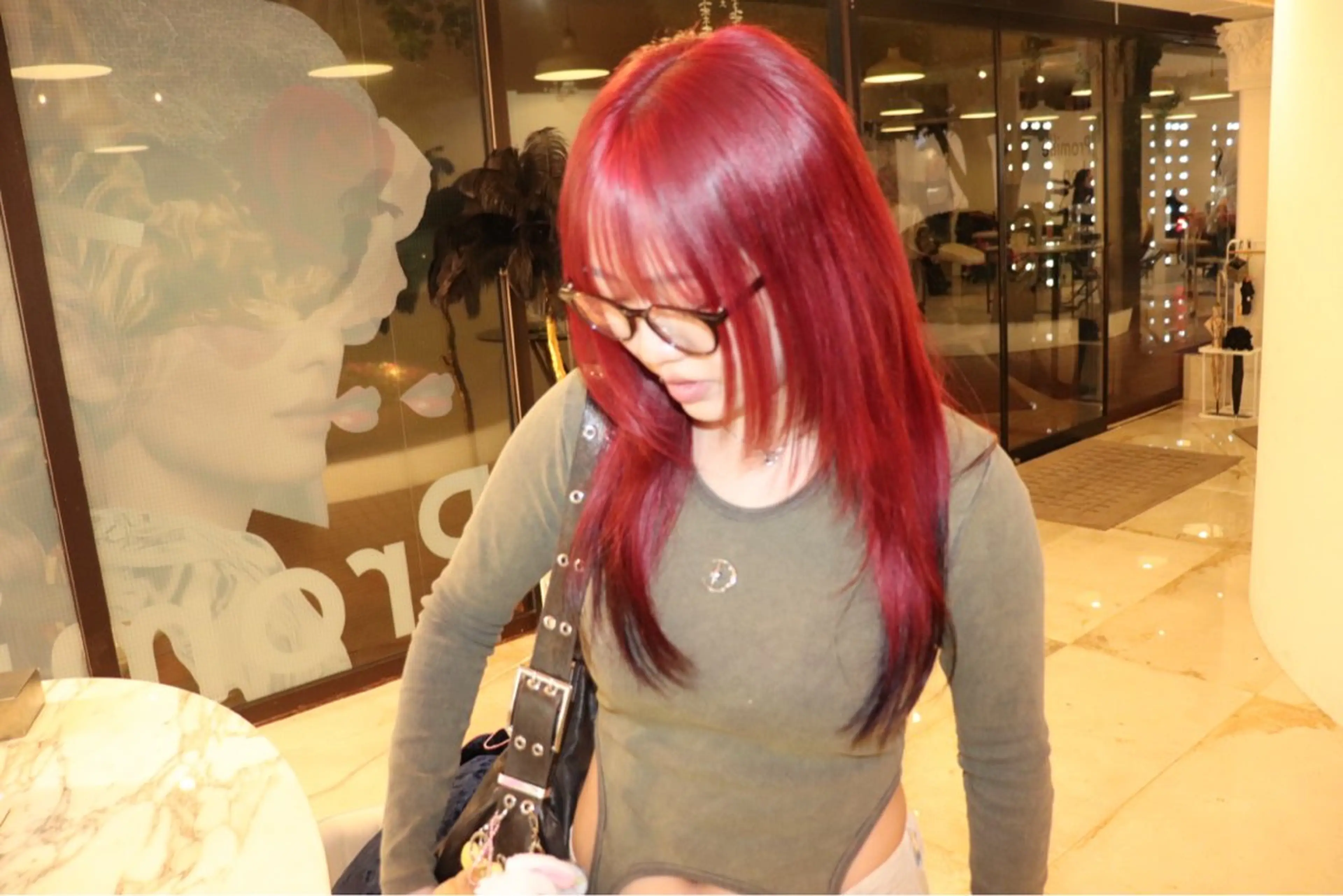 ロング カラー ヘアアレンジ @kyoniyy KYONIのヘアスタイル