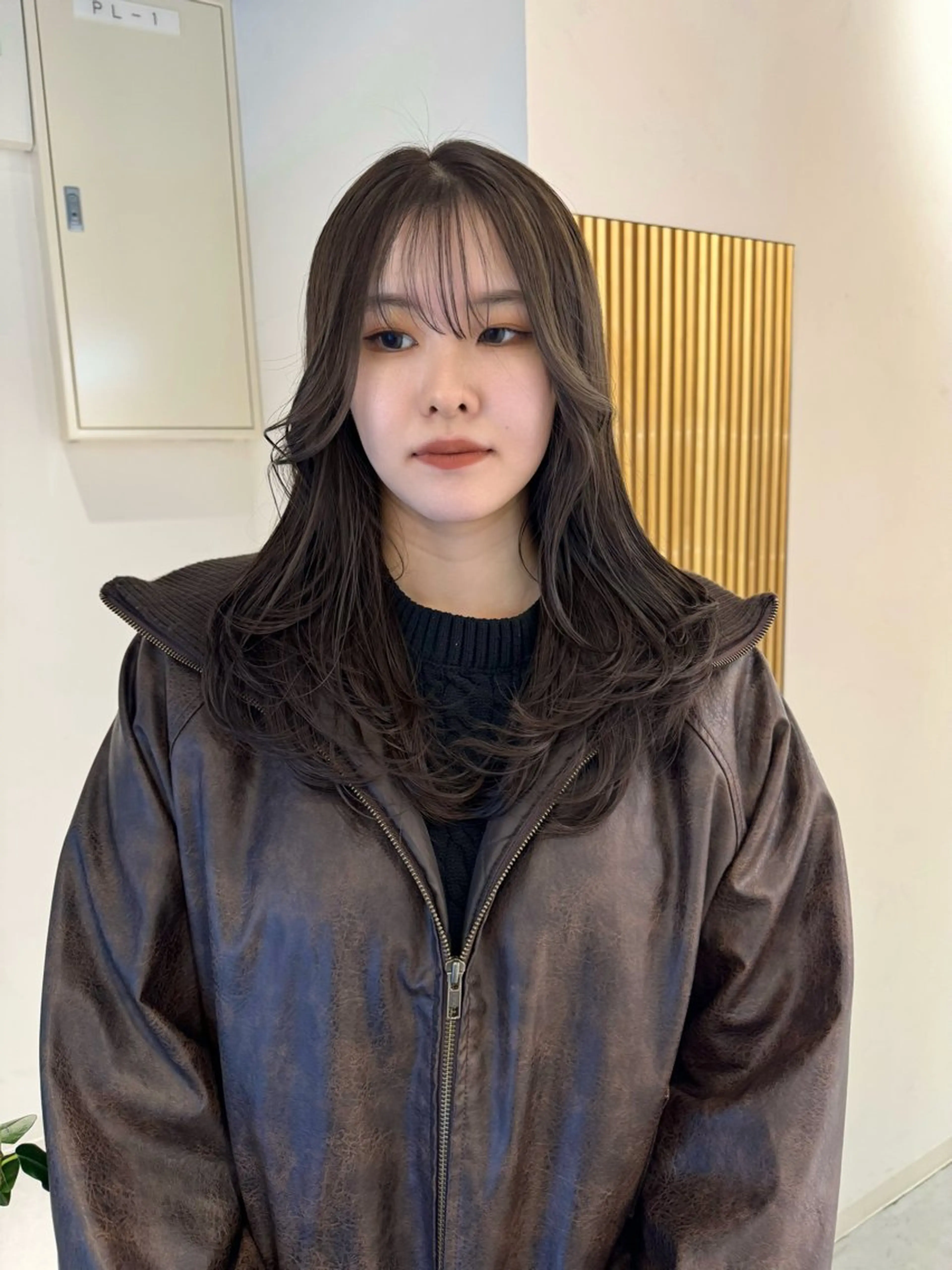 ロング カラー カット 垢抜け/レイヤー/ ハイトーン/アスナのヘアスタイル