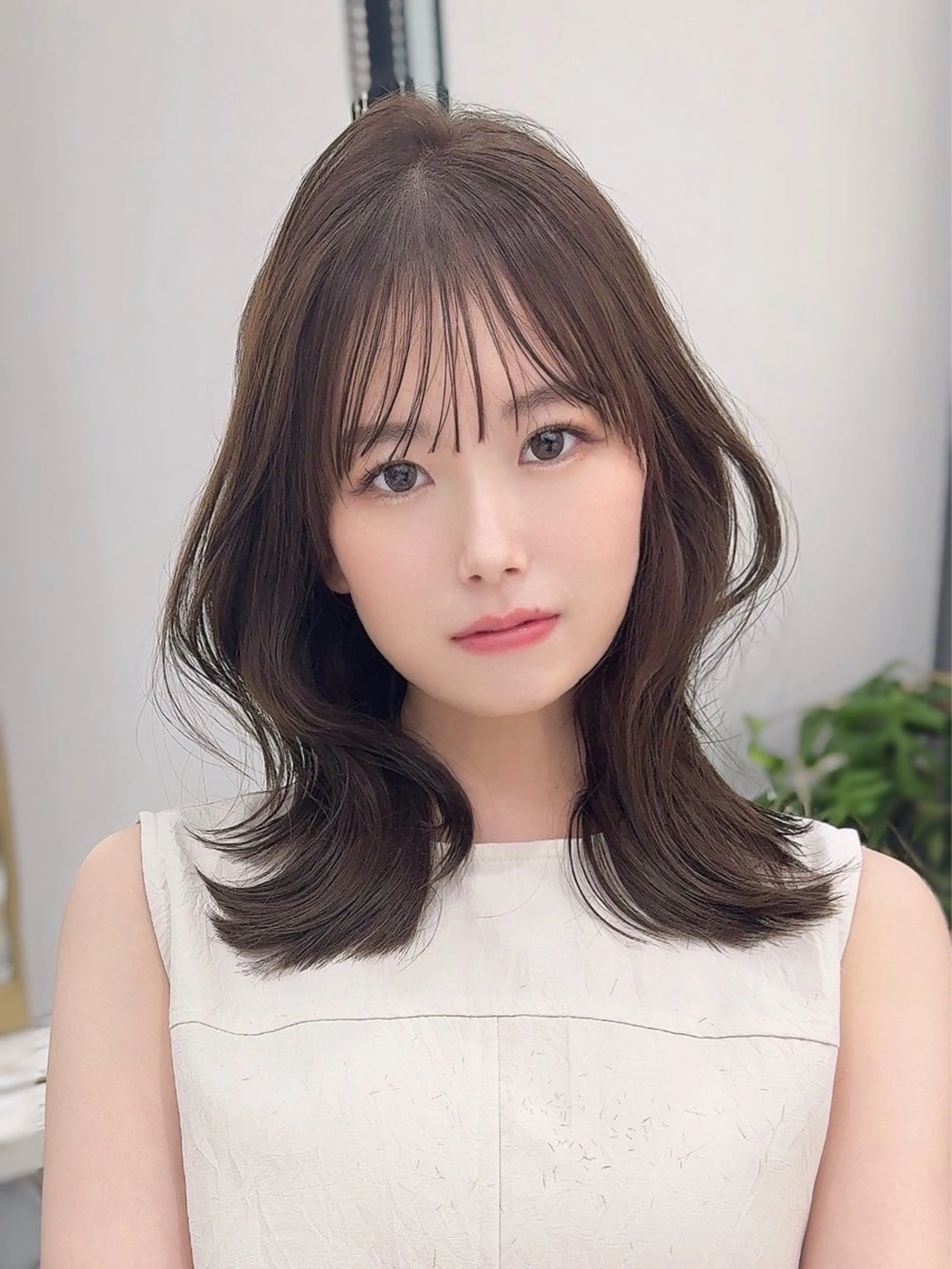 ミディアム ami 大人モテ/レイヤーのヘアスタイル